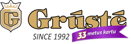 Grūstė logotipas