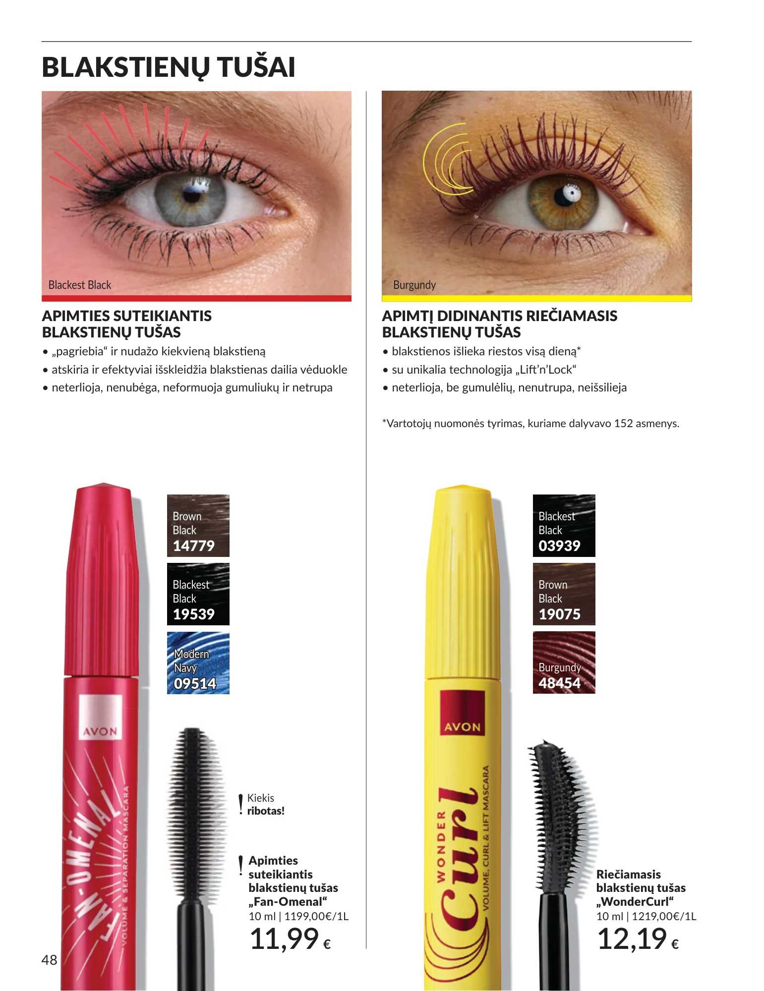 Avon akcijų leidinys, 48 puslapis