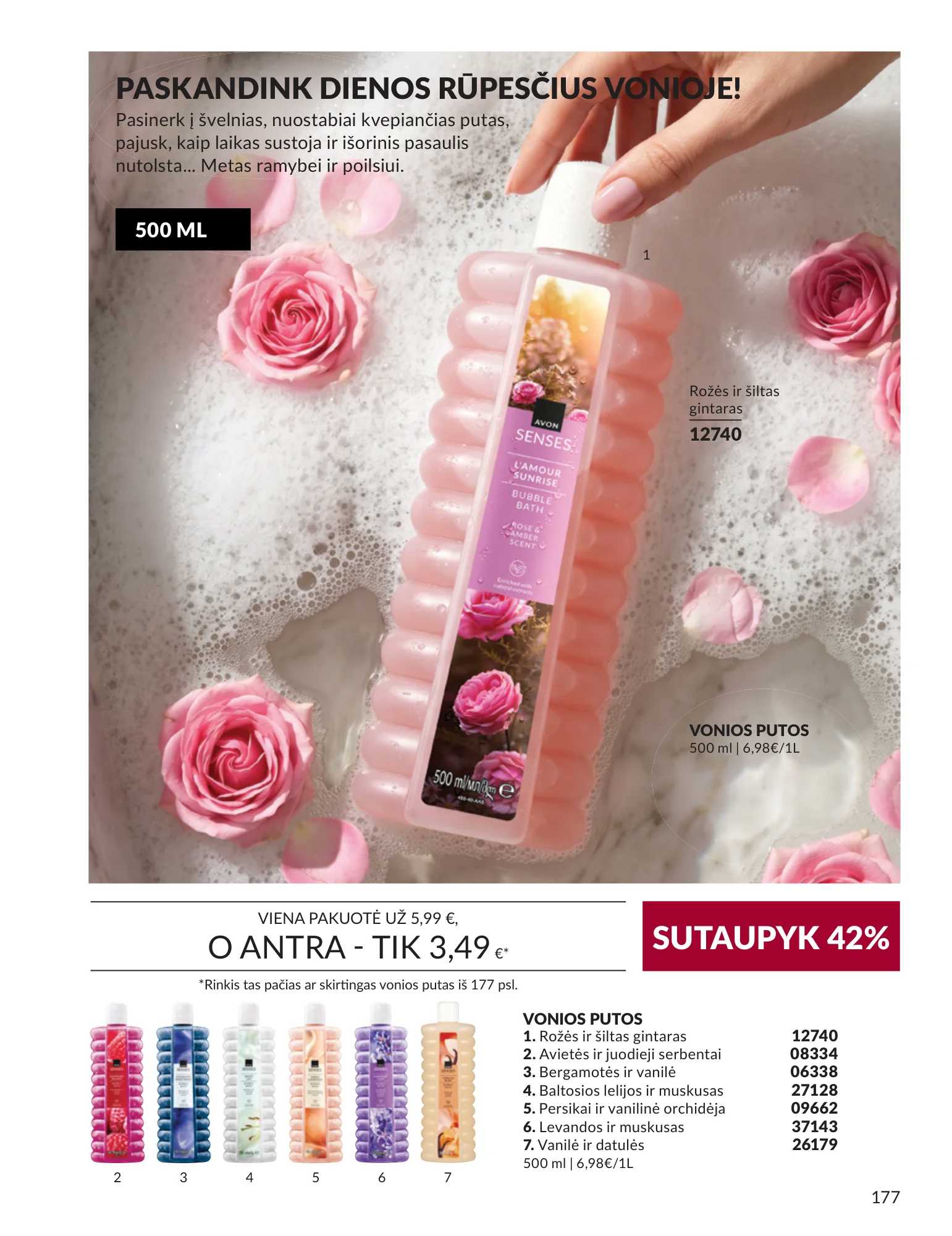 Avon akcijų leidinys, 177 puslapis