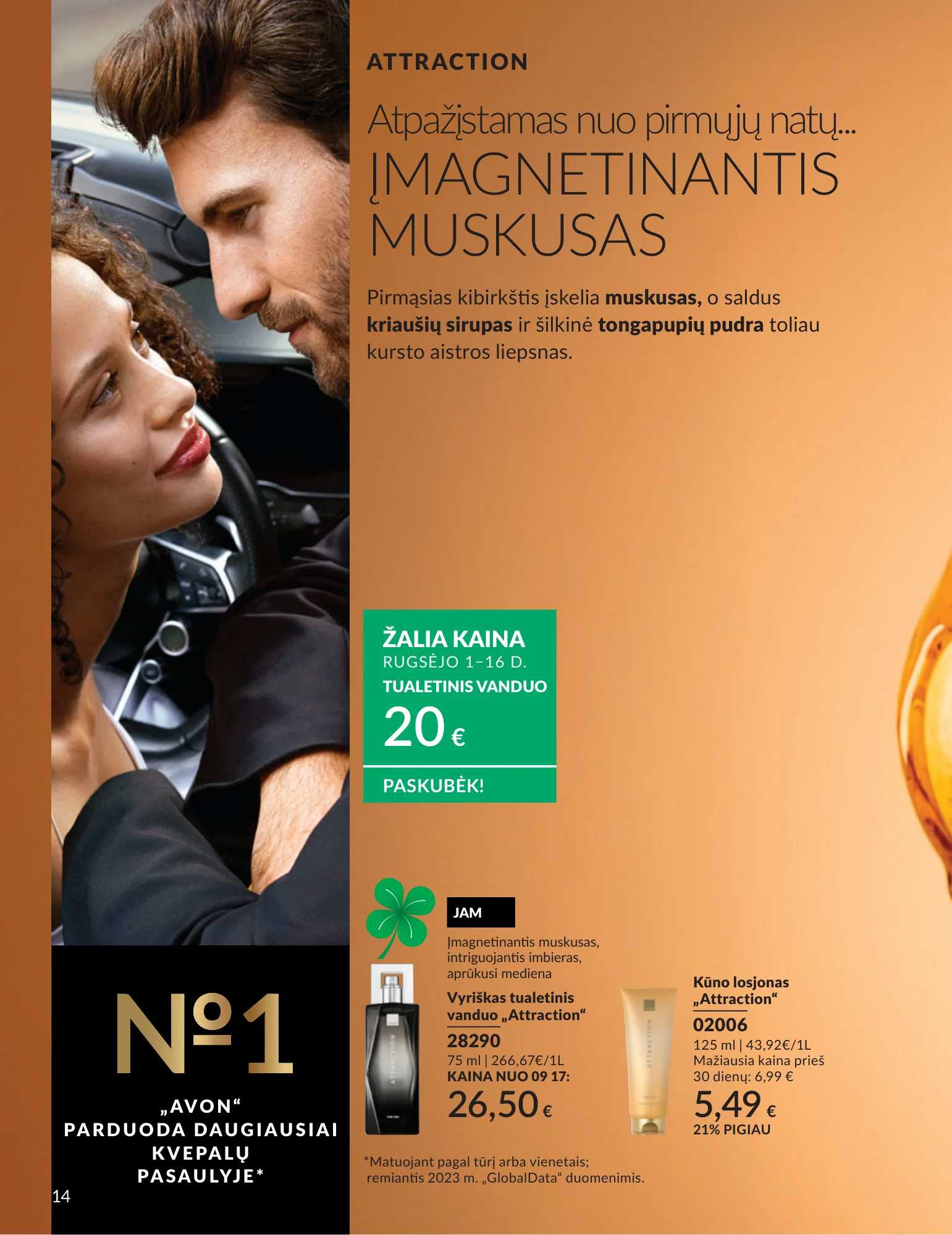 Avon akcijų leidinys, 14 puslapis