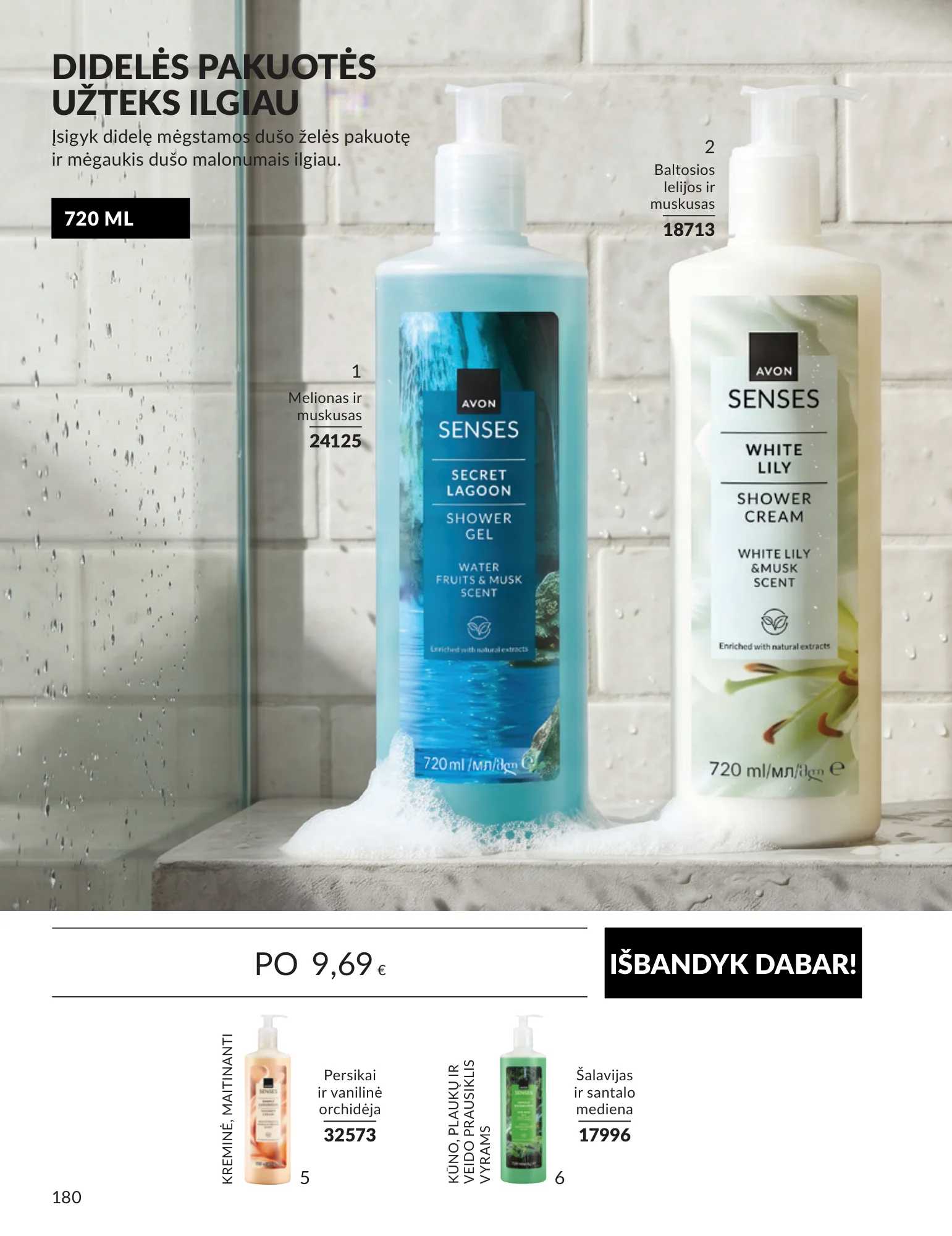 Avon akcijų leidinys, 180 puslapis