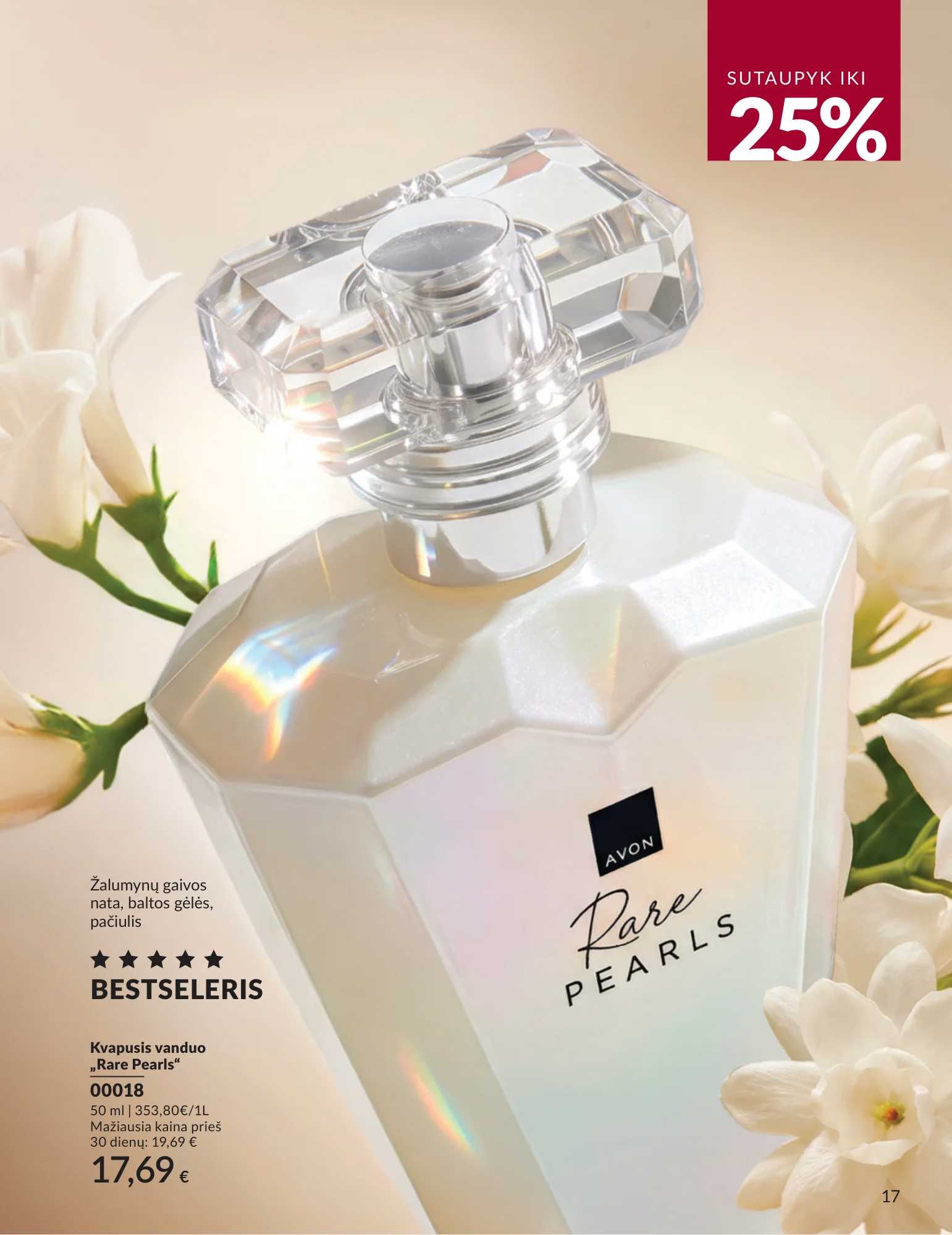 Avon akcijų leidinys, 17 puslapis