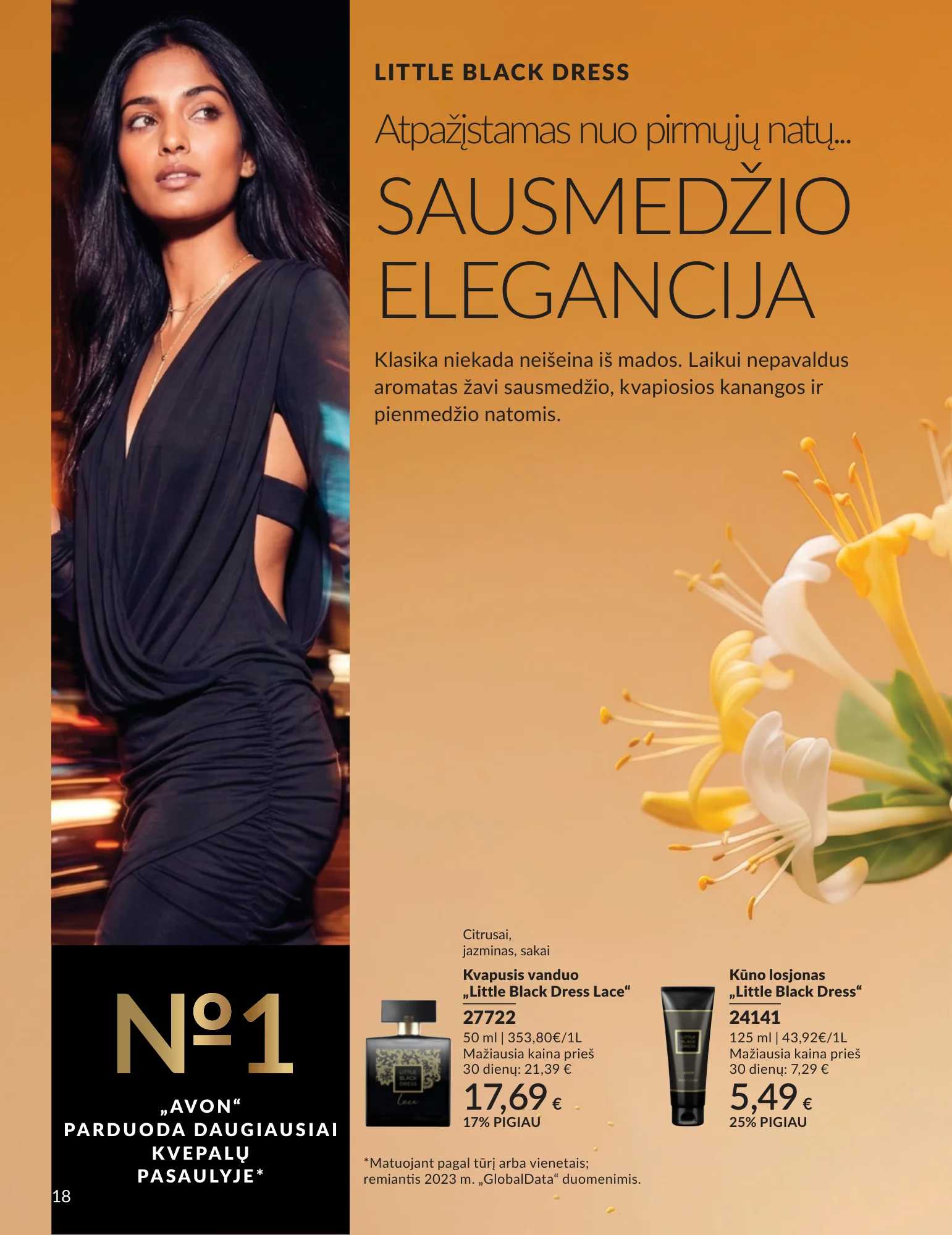 Avon akcijų leidinys, 18 puslapis