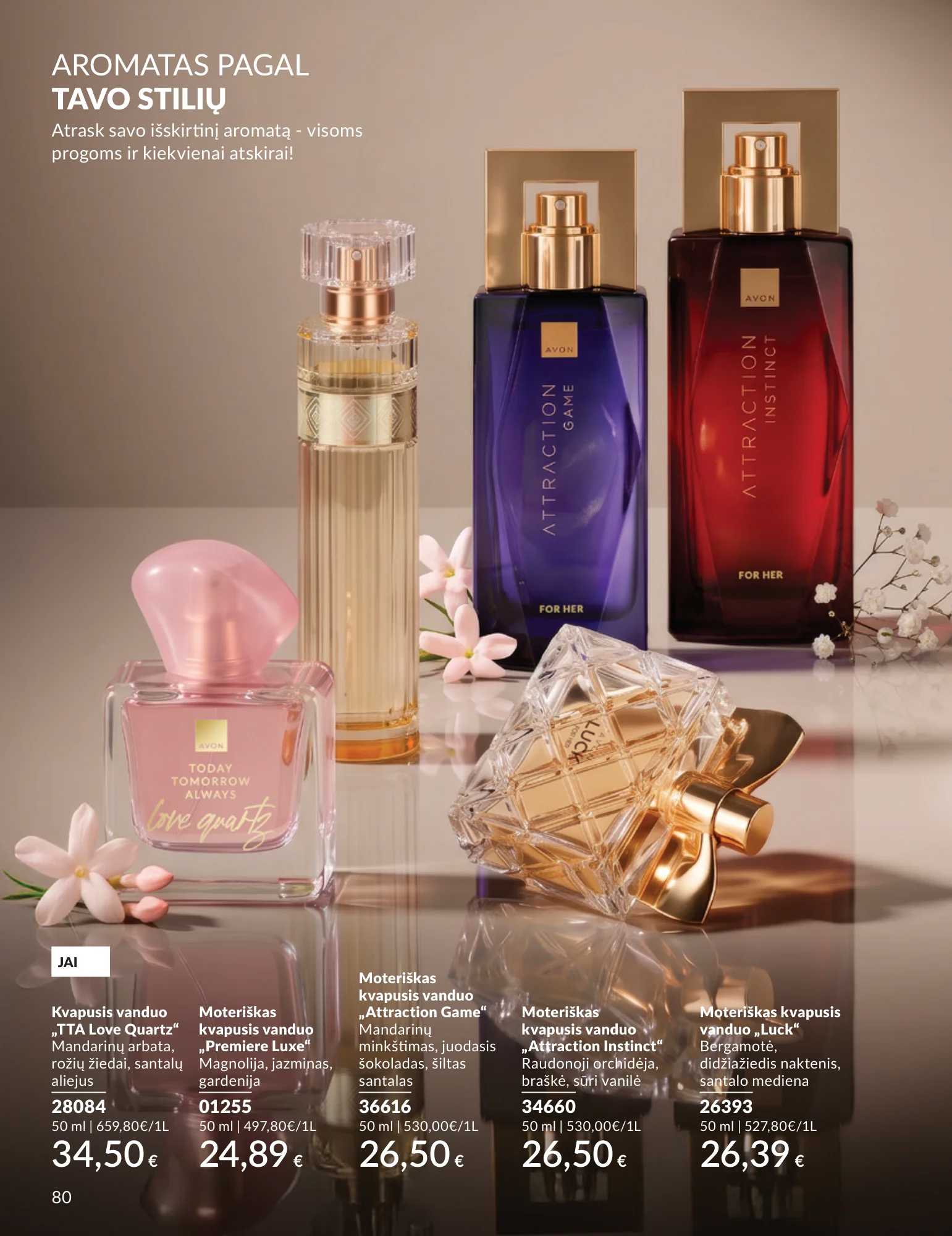 Avon akcijų leidinys, 80 puslapis