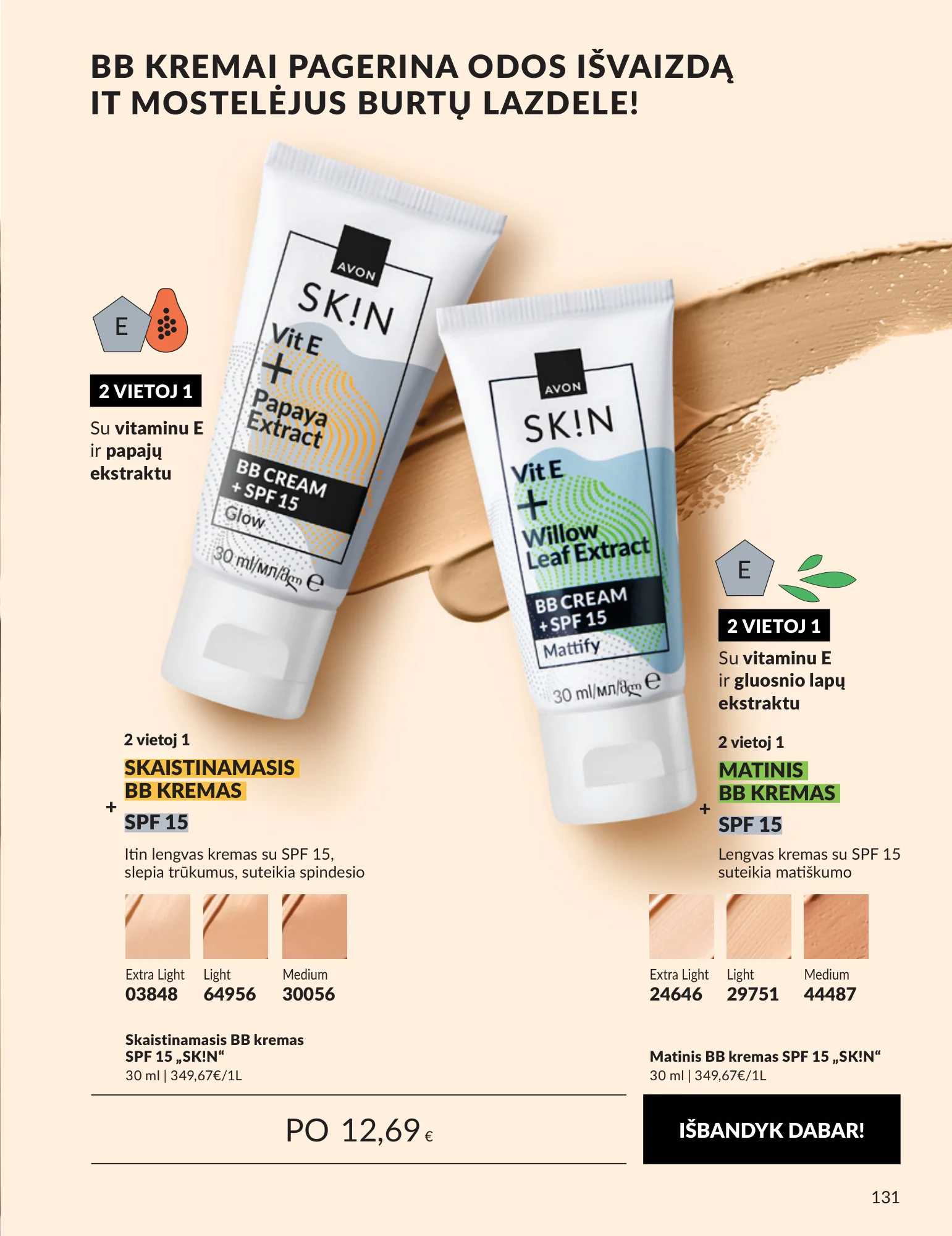 Avon akcijų leidinys, 131 puslapis