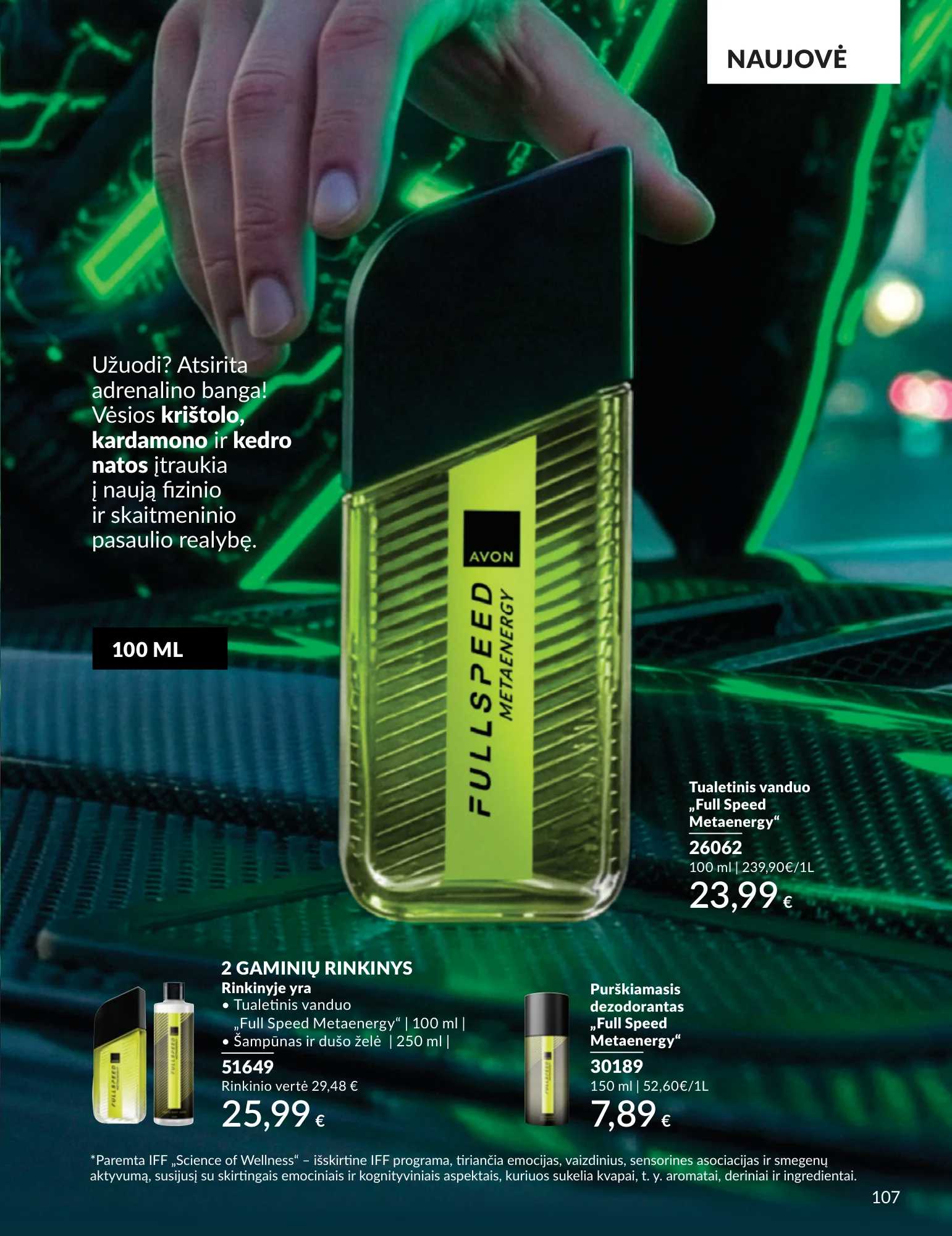 Avon akcijų leidinys, 107 puslapis