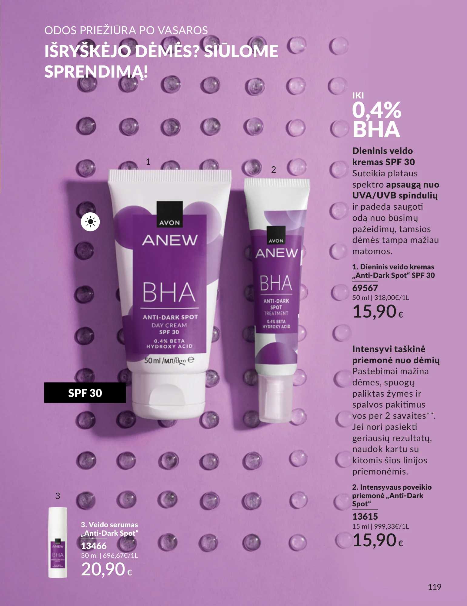 Avon akcijų leidinys, 119 puslapis