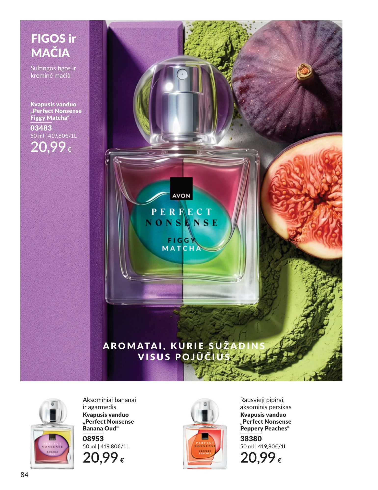 Avon akcijų leidinys, 84 puslapis