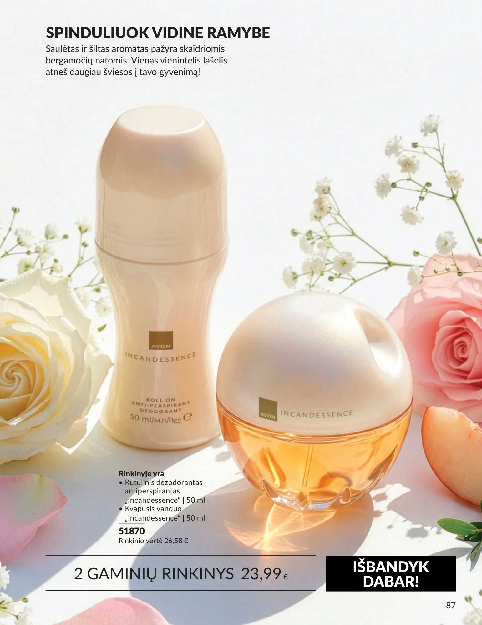 Avon akcijų leidinys, 87 puslapis