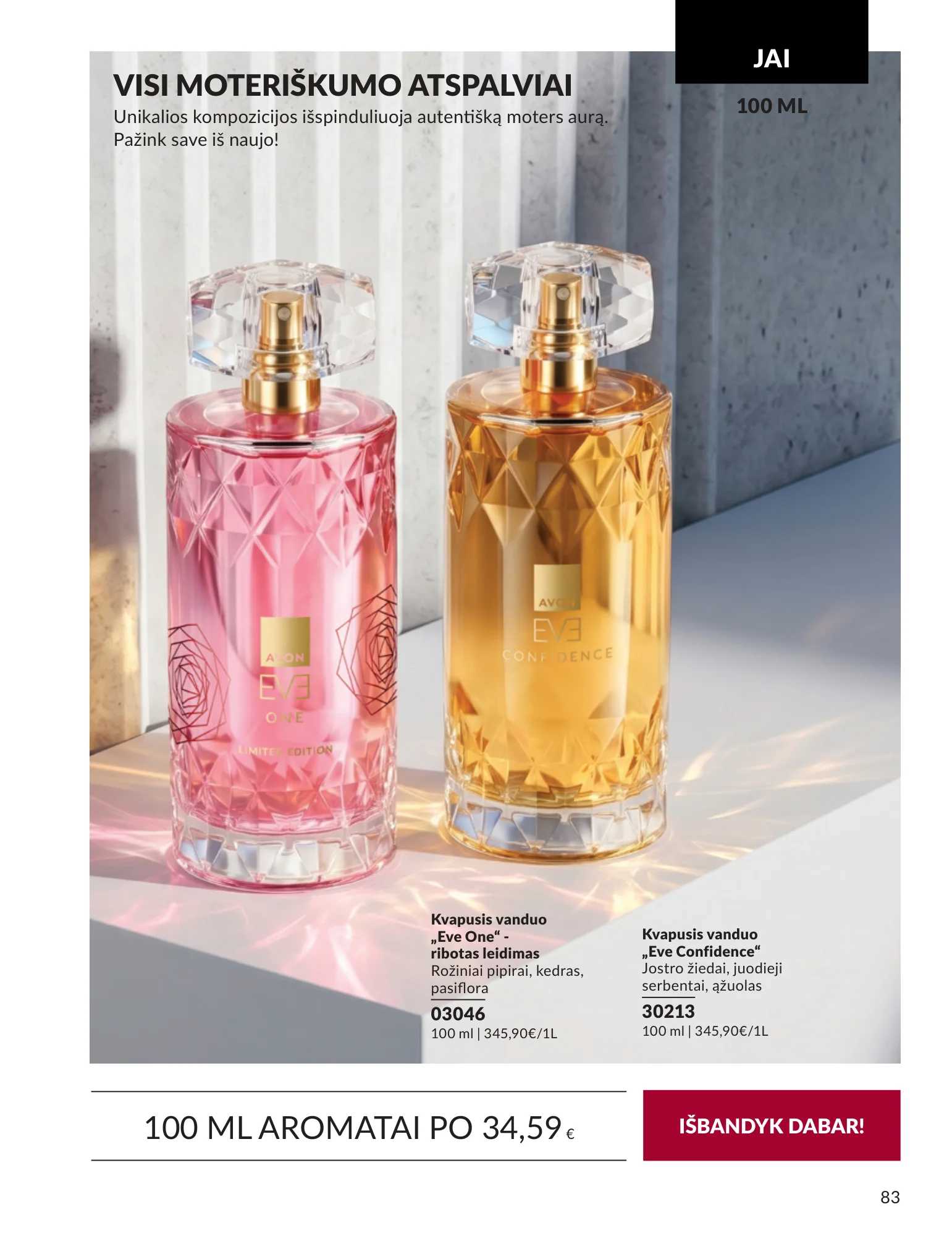 Avon akcijų leidinys, 83 puslapis