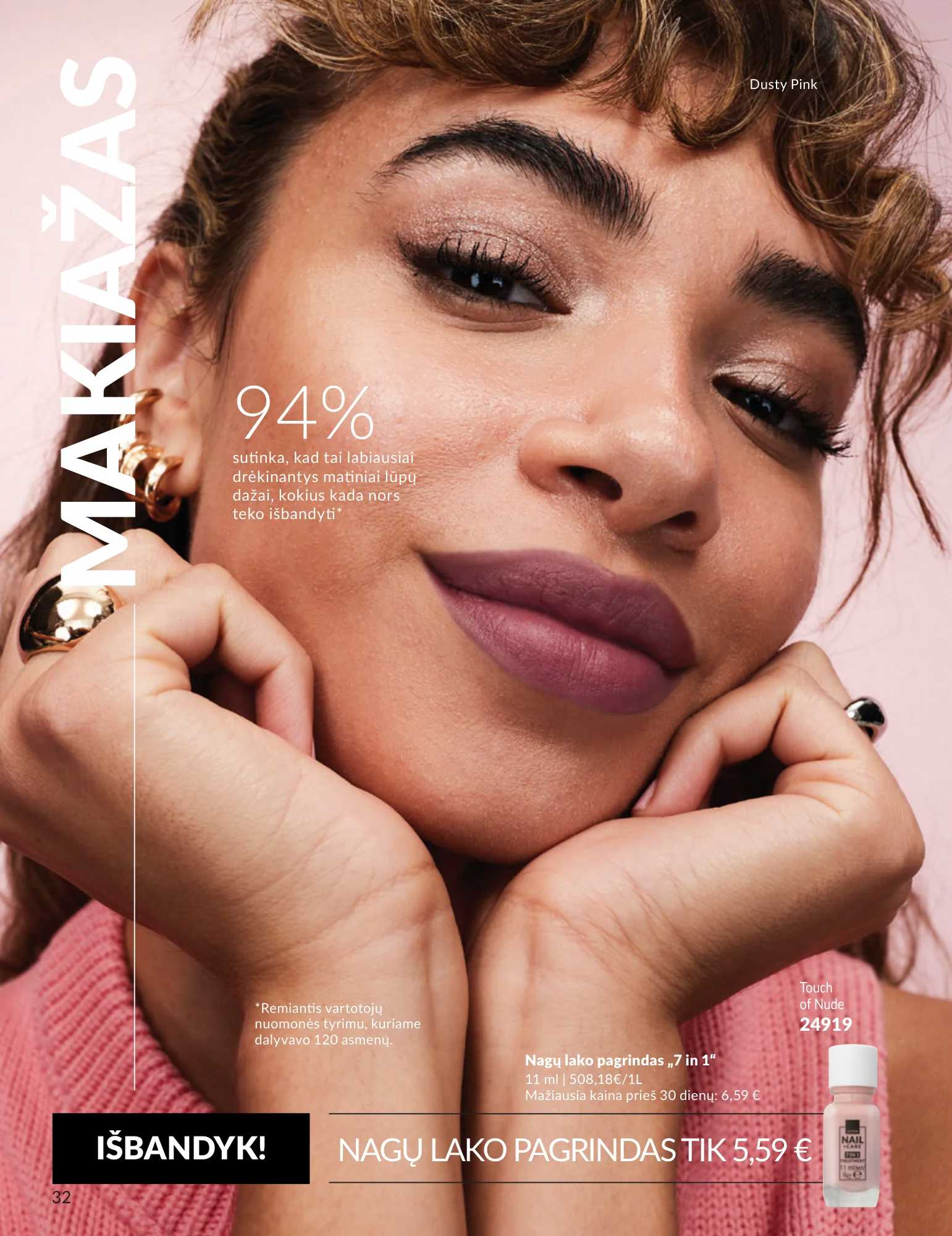 Avon akcijų leidinys, 32 puslapis