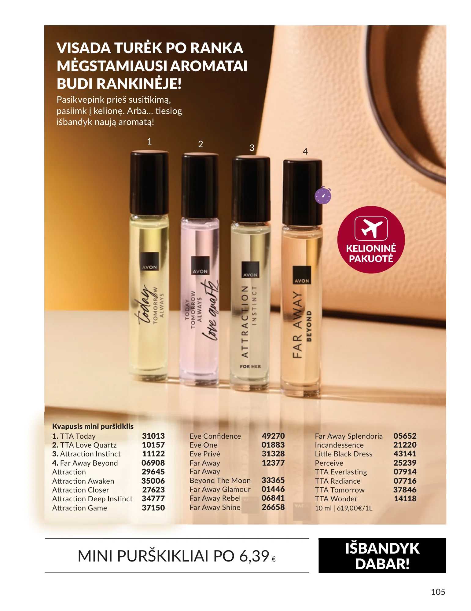 Avon akcijų leidinys, 105 puslapis