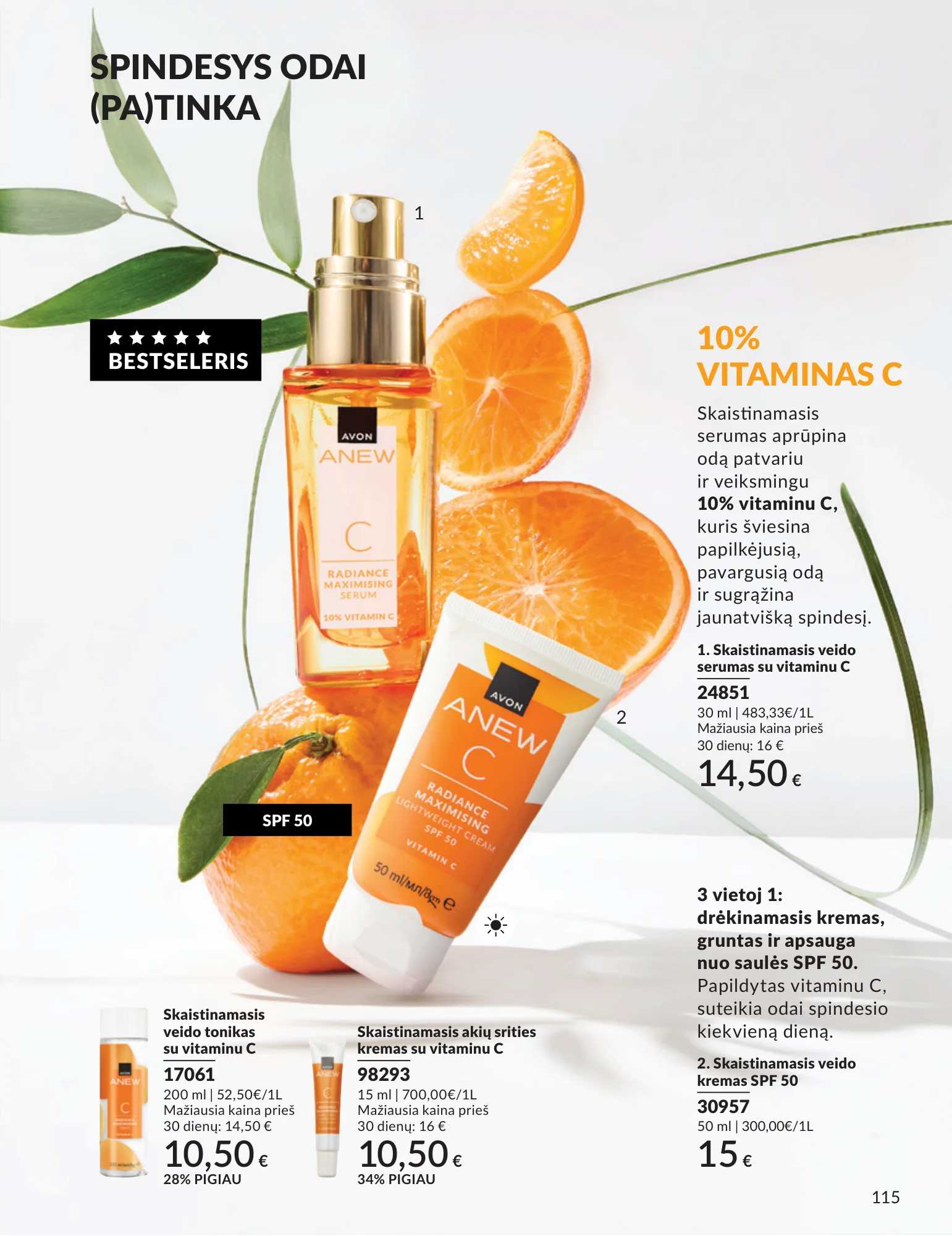 Avon akcijų leidinys, 115 puslapis