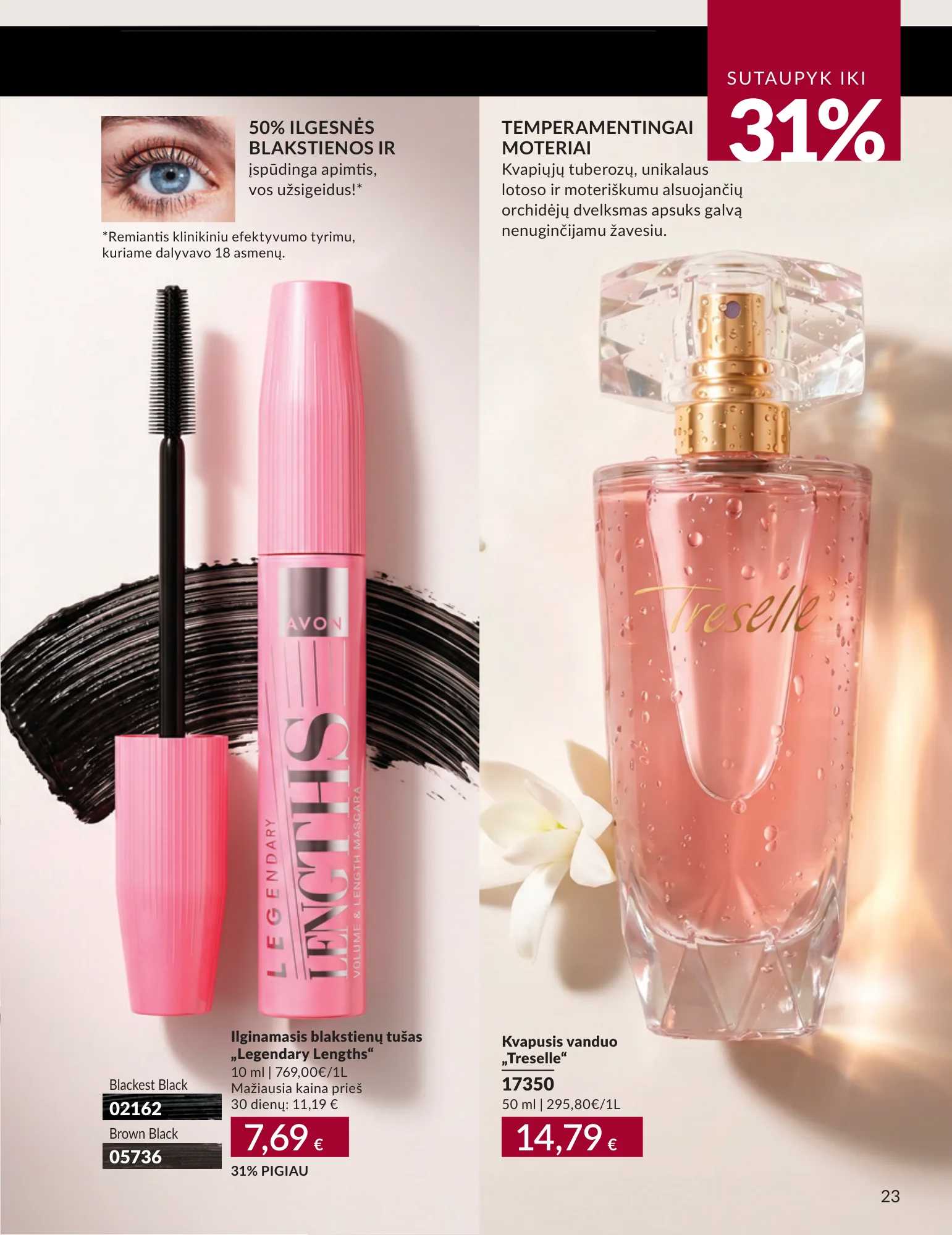 Avon akcijų leidinys, 23 puslapis