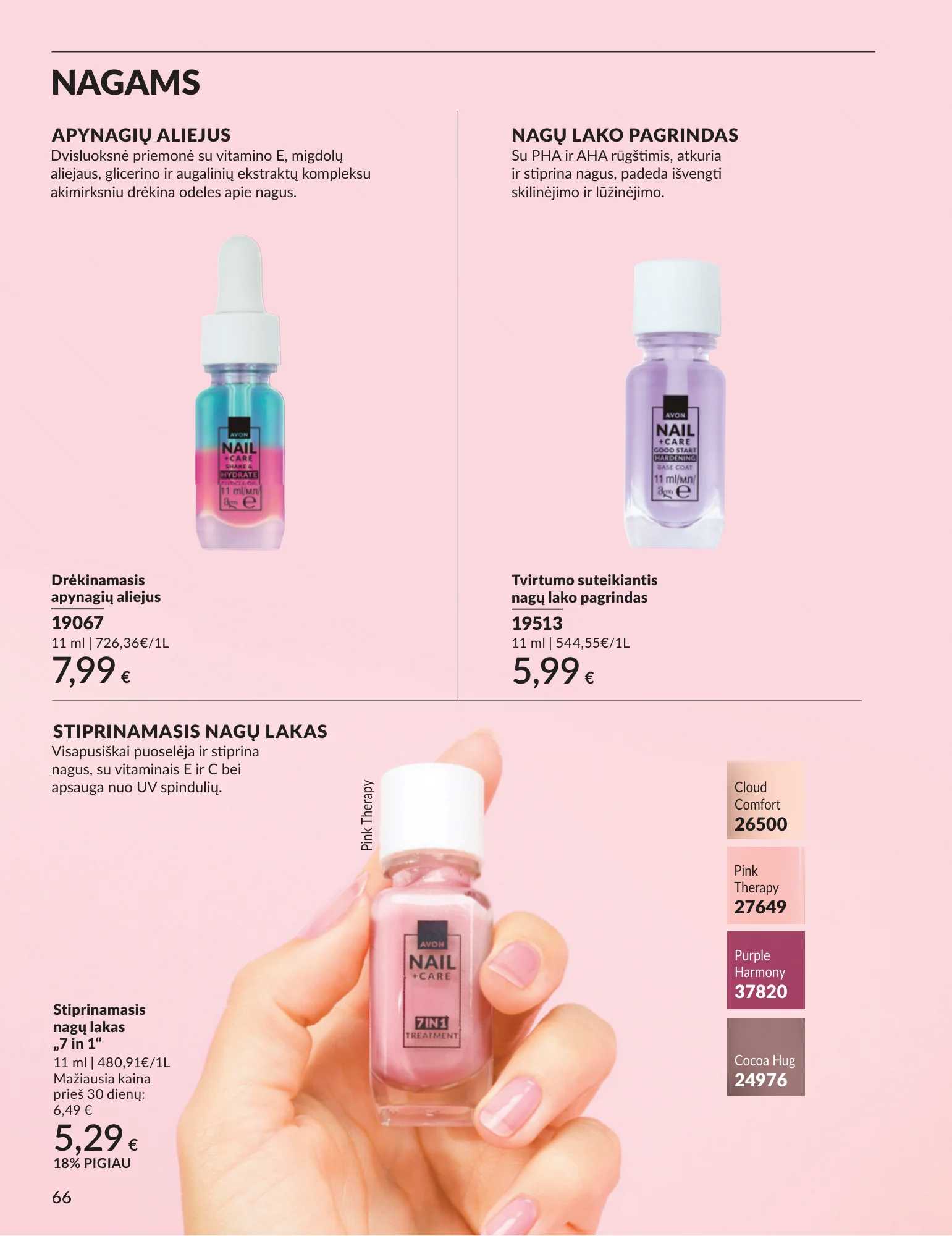 Avon akcijų leidinys, 66 puslapis