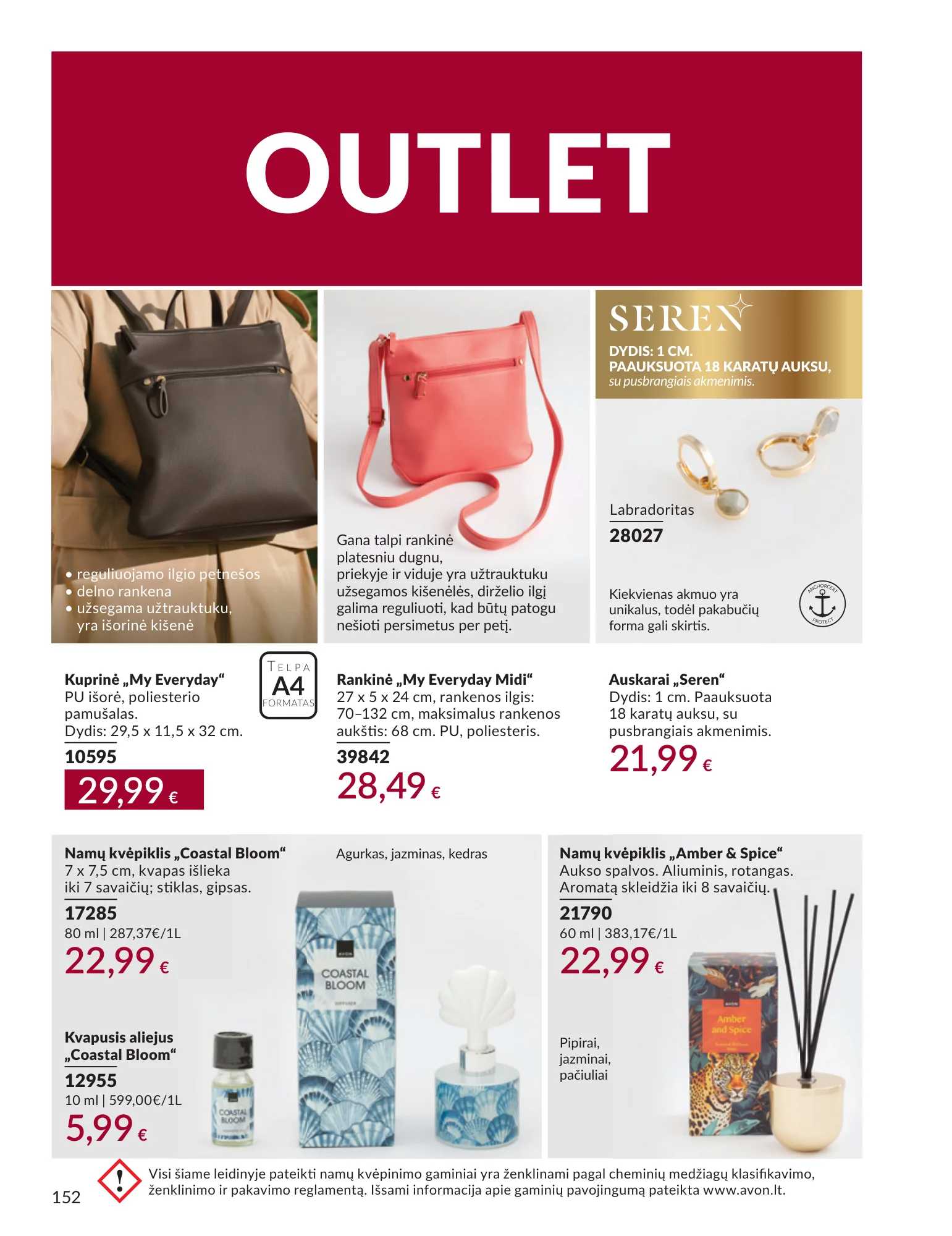 Avon akcijų leidinys, 152 puslapis