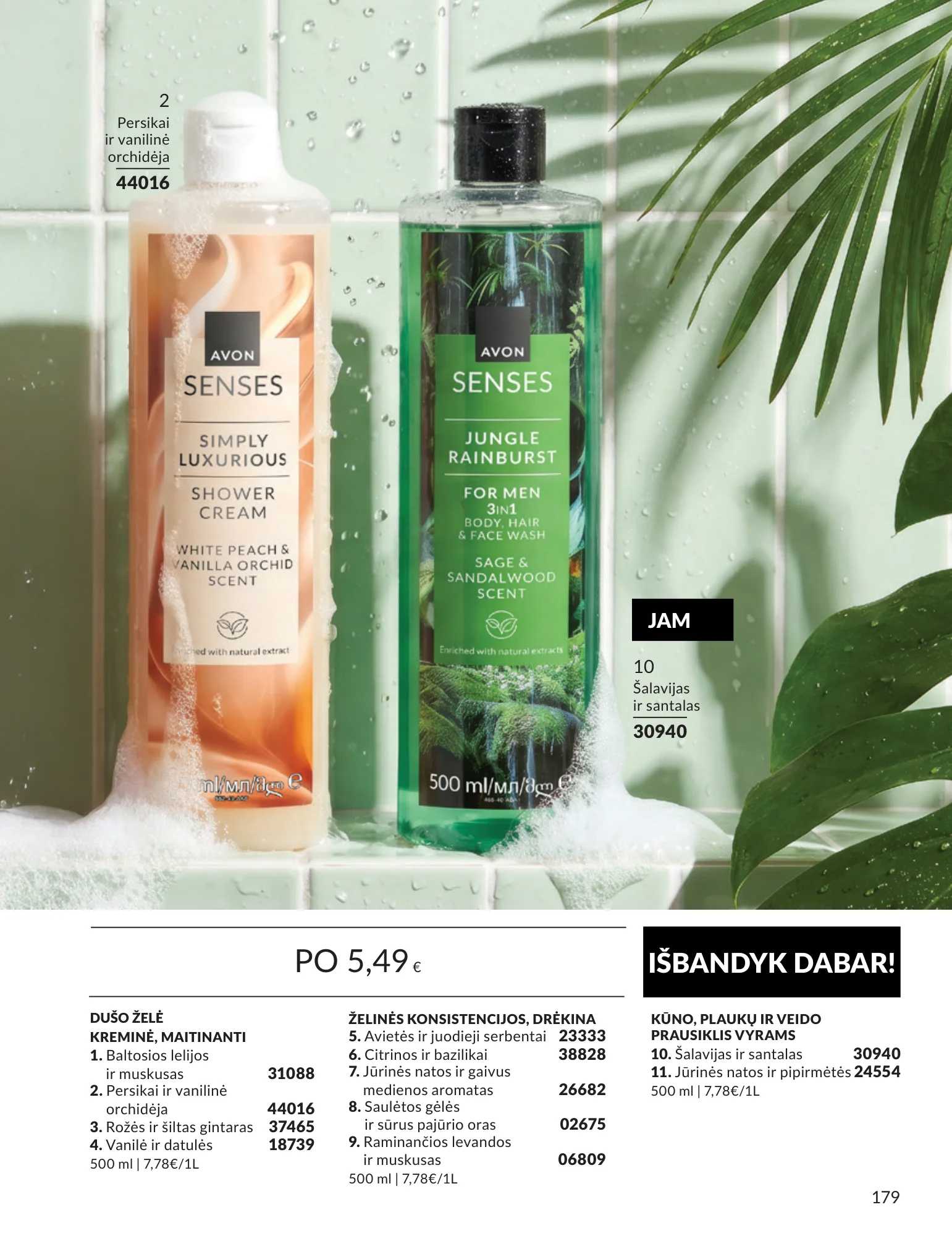 Avon akcijų leidinys, 179 puslapis