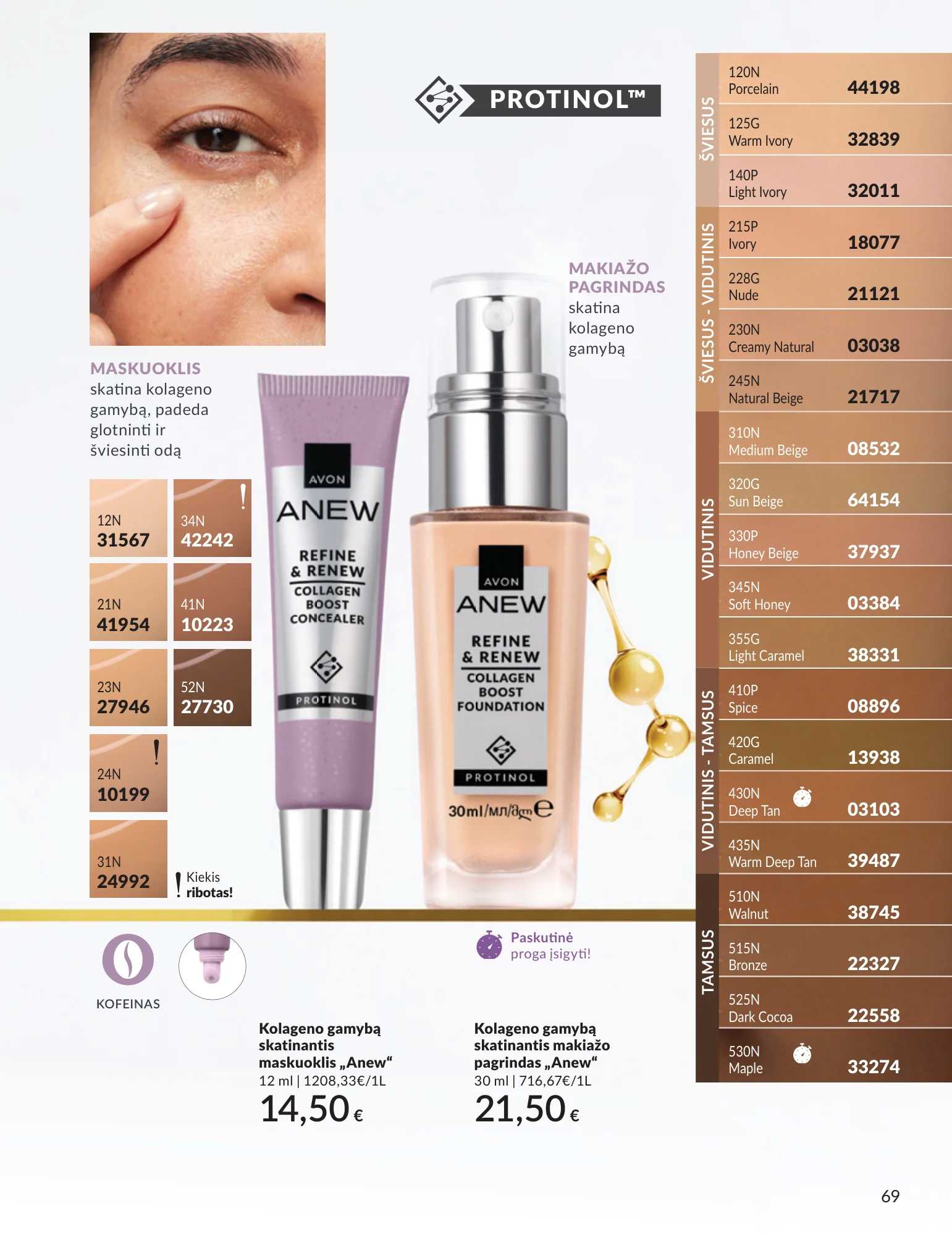 Avon akcijų leidinys, 69 puslapis