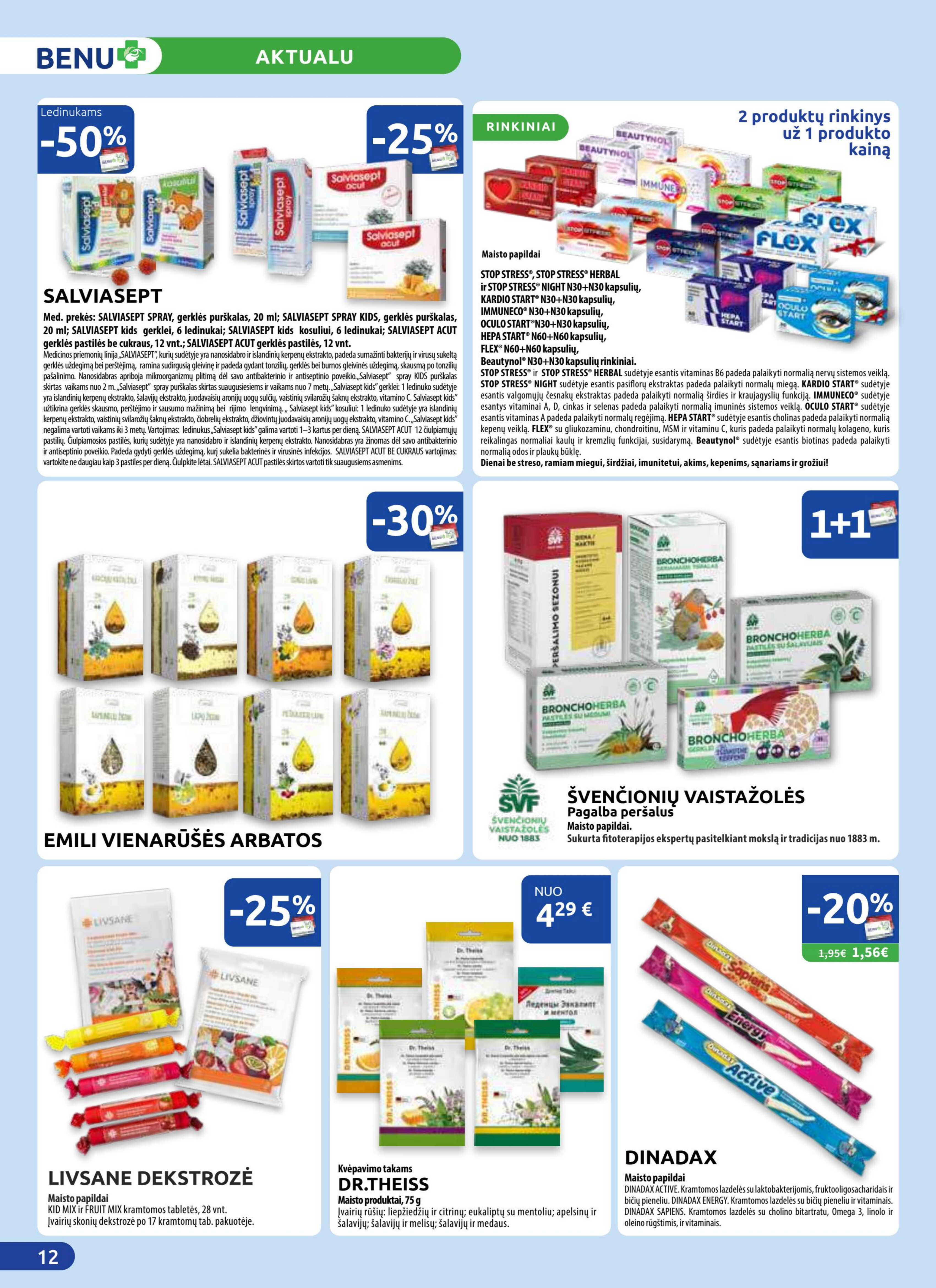 Benu akcijų leidinys, 12 puslapis