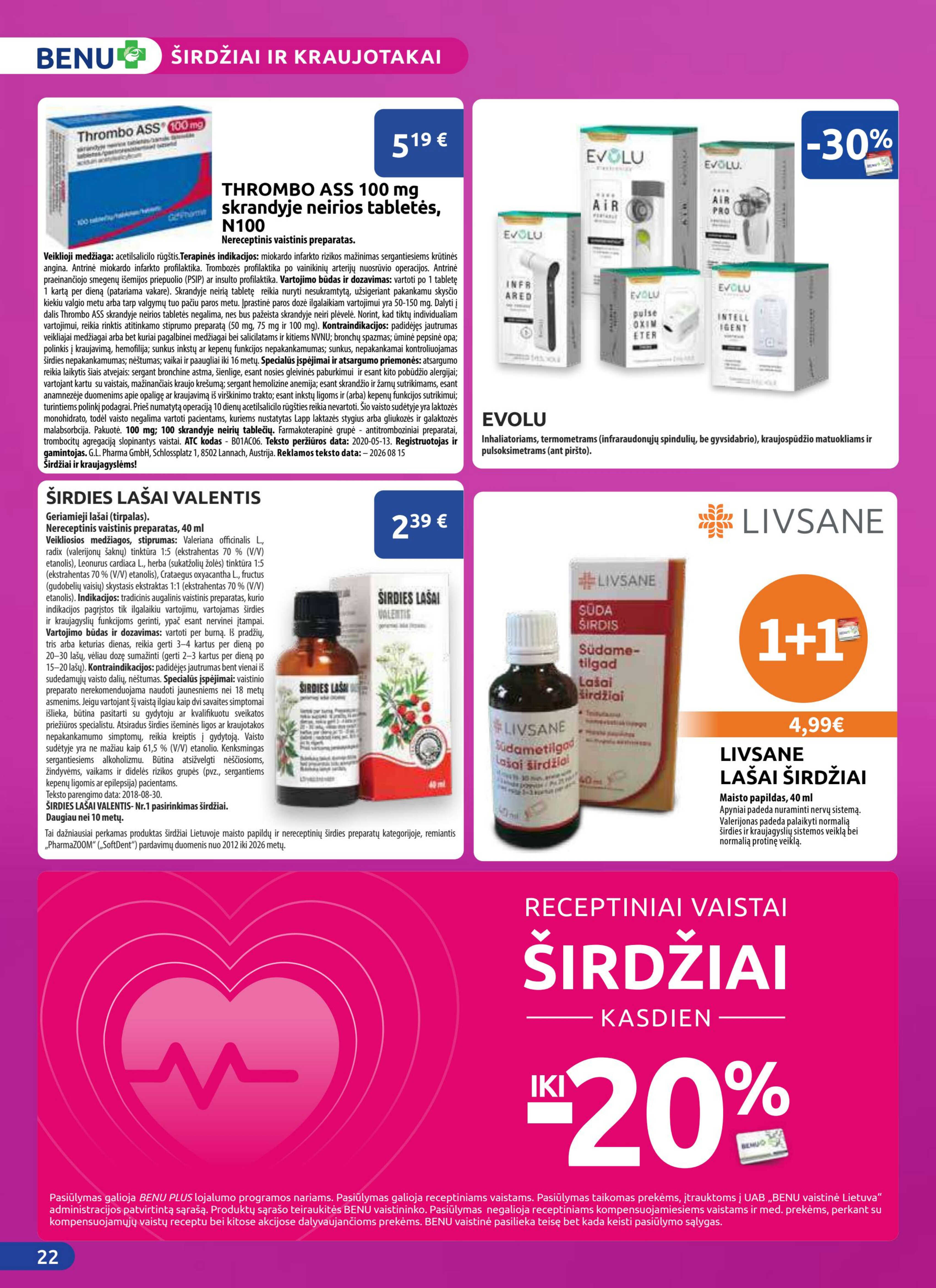 Benu akcijų leidinys, 22 puslapis