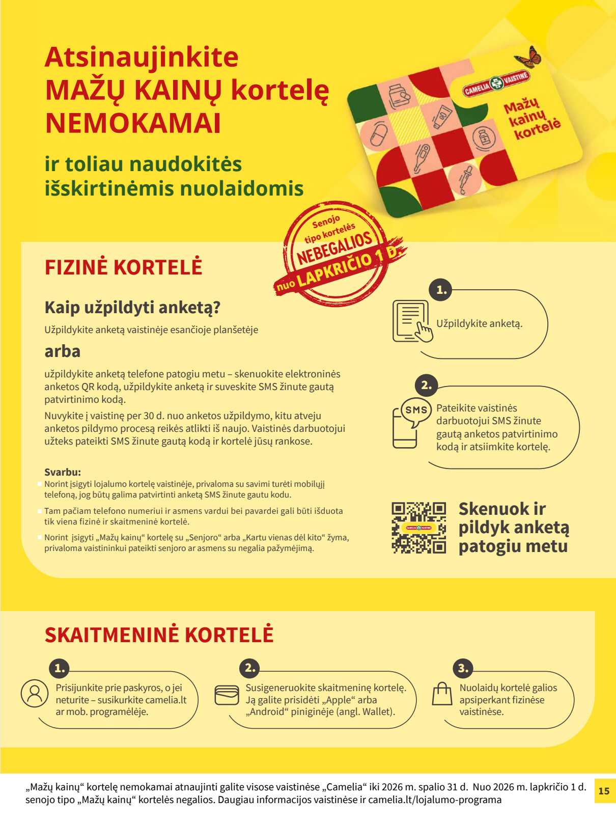 Camelia vaistinė akcijų leidinys, 15 puslapis