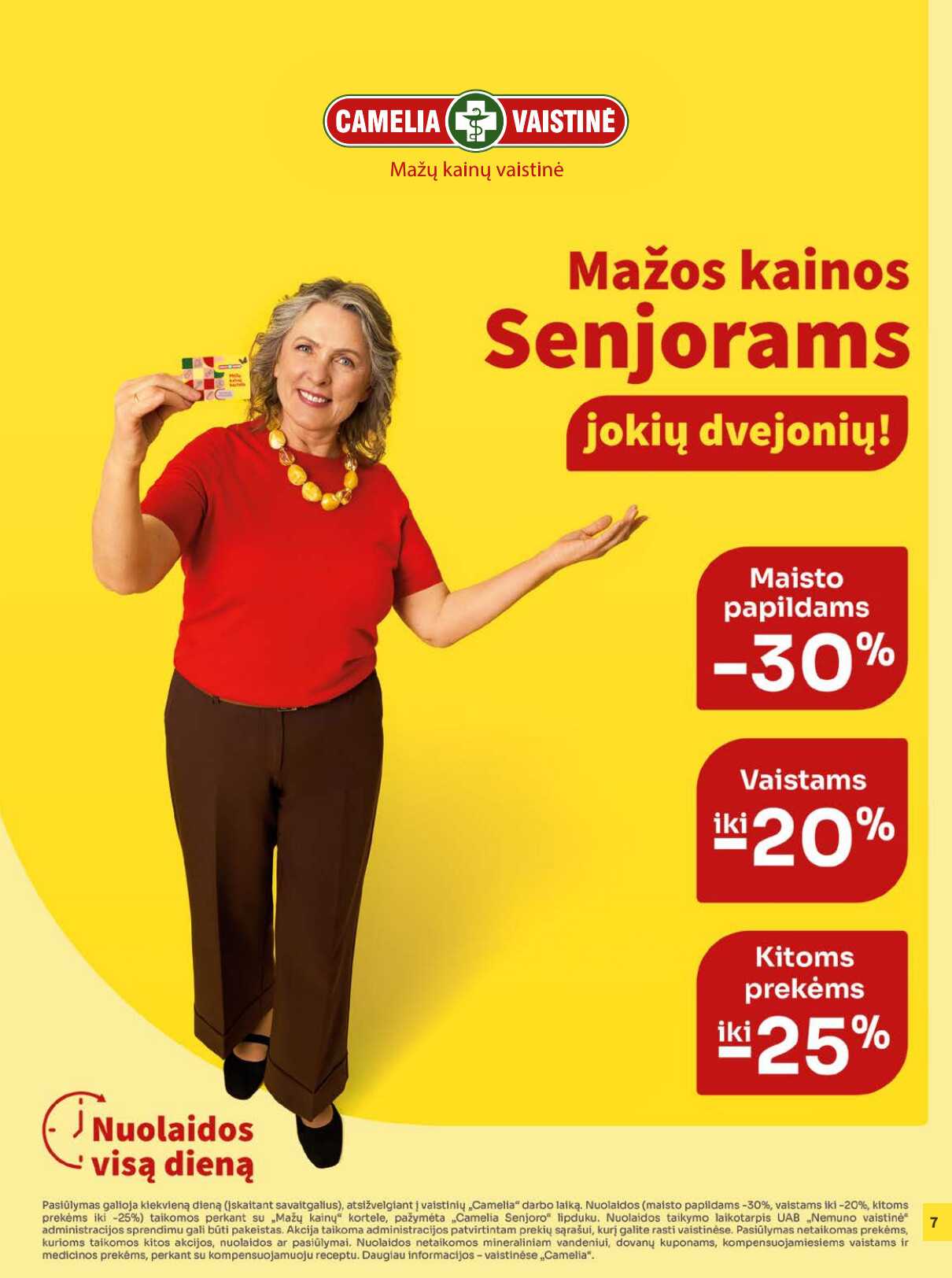 Camelia vaistinė akcijų leidinys, 7 puslapis