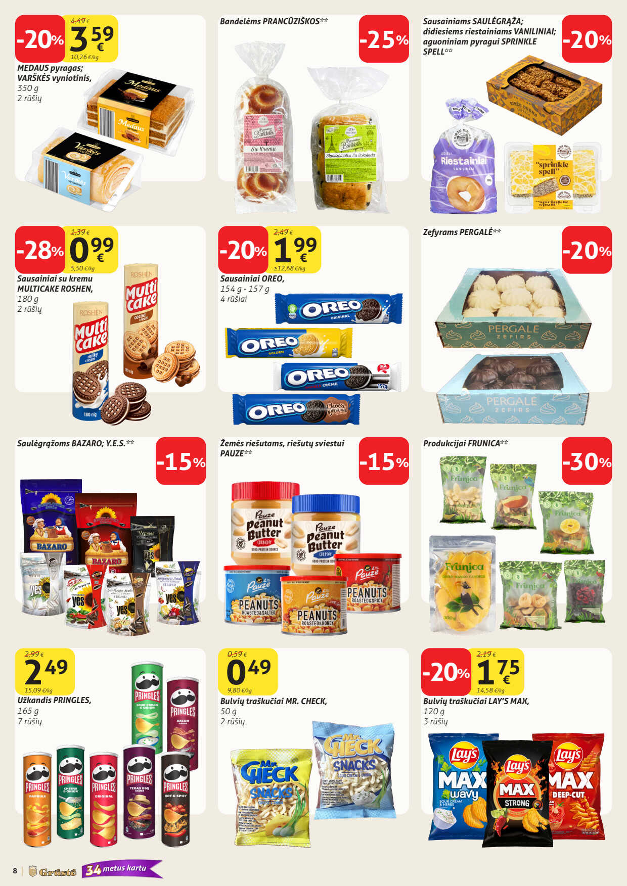 Grūstė akcijų leidinys, 8 puslapis