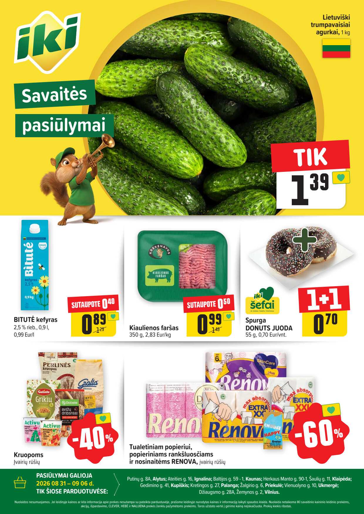 Akcijų leidinys Iki akcijų leidinys „Savaitės pasiūlymai“