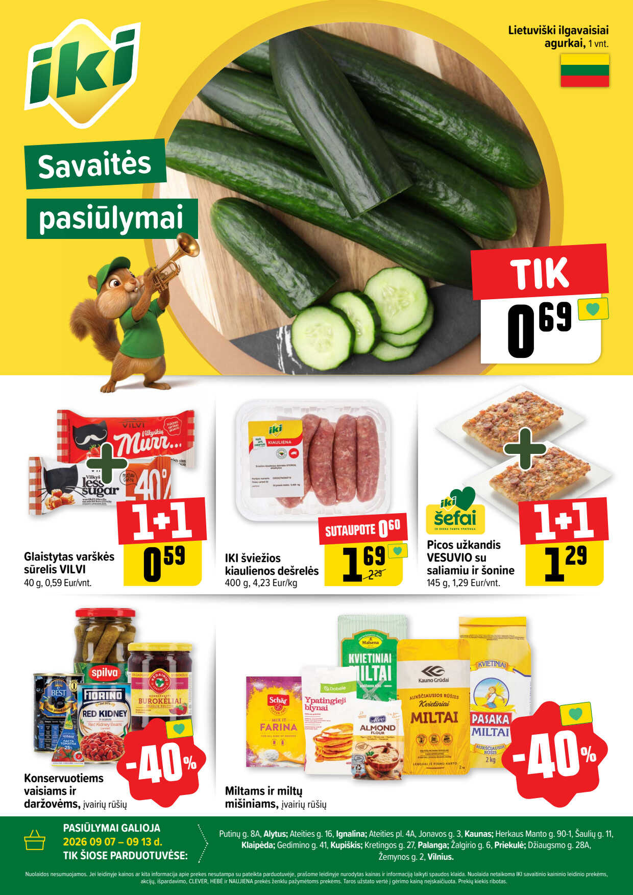 Akcijų leidinys Iki akcijų leidinys „Savaitės pasiūlymai“