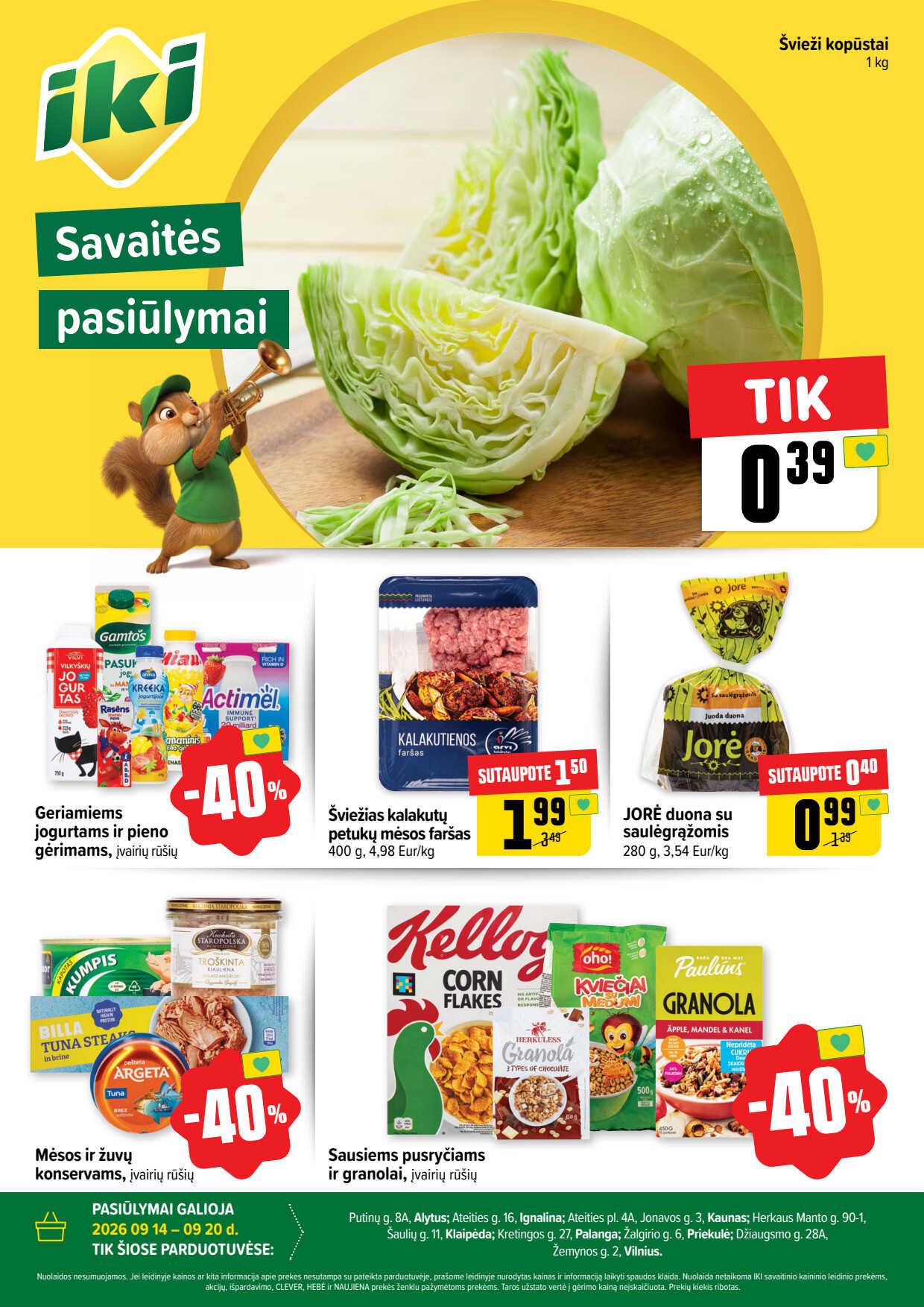Akcijų leidinys Iki akcijų leidinys „Savaitės pasiūlymai“