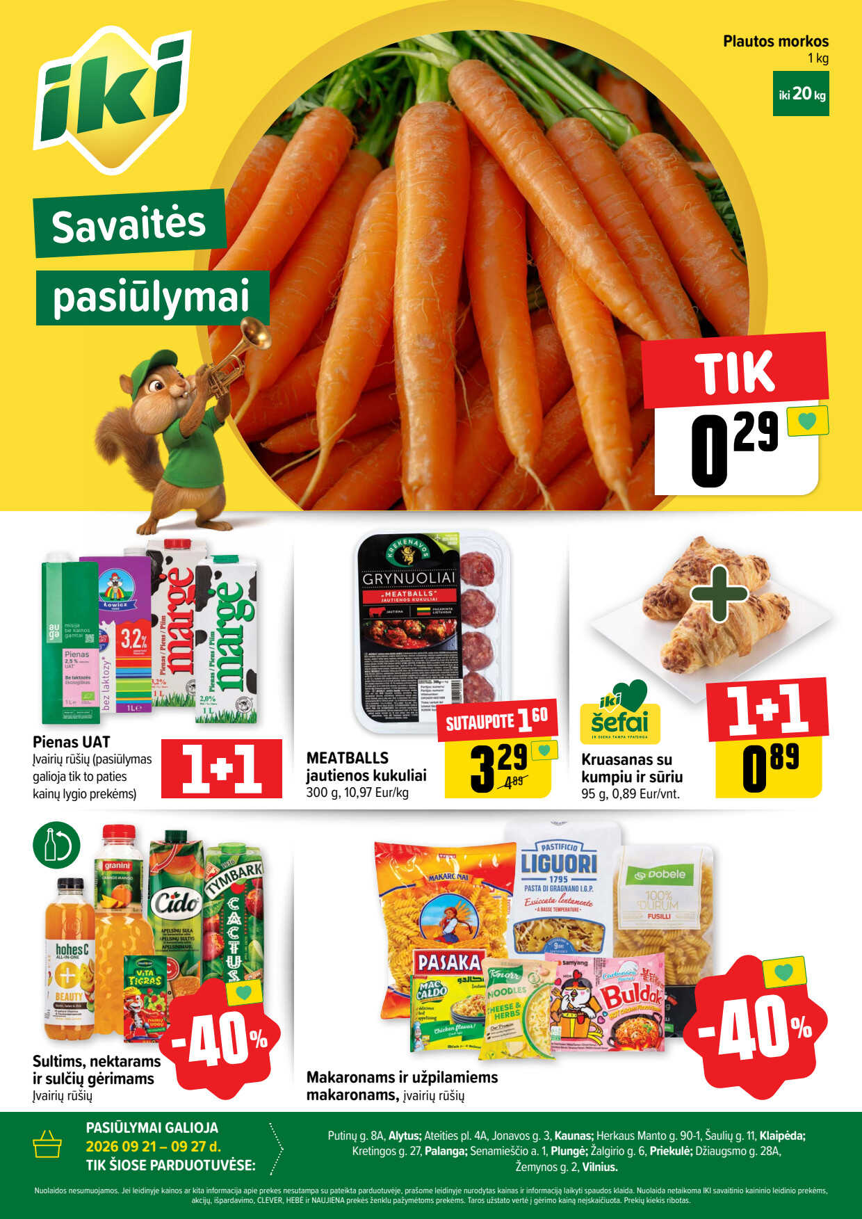 Akcijų leidinys Iki akcijų leidinys „Savaitės pasiūlymai“
