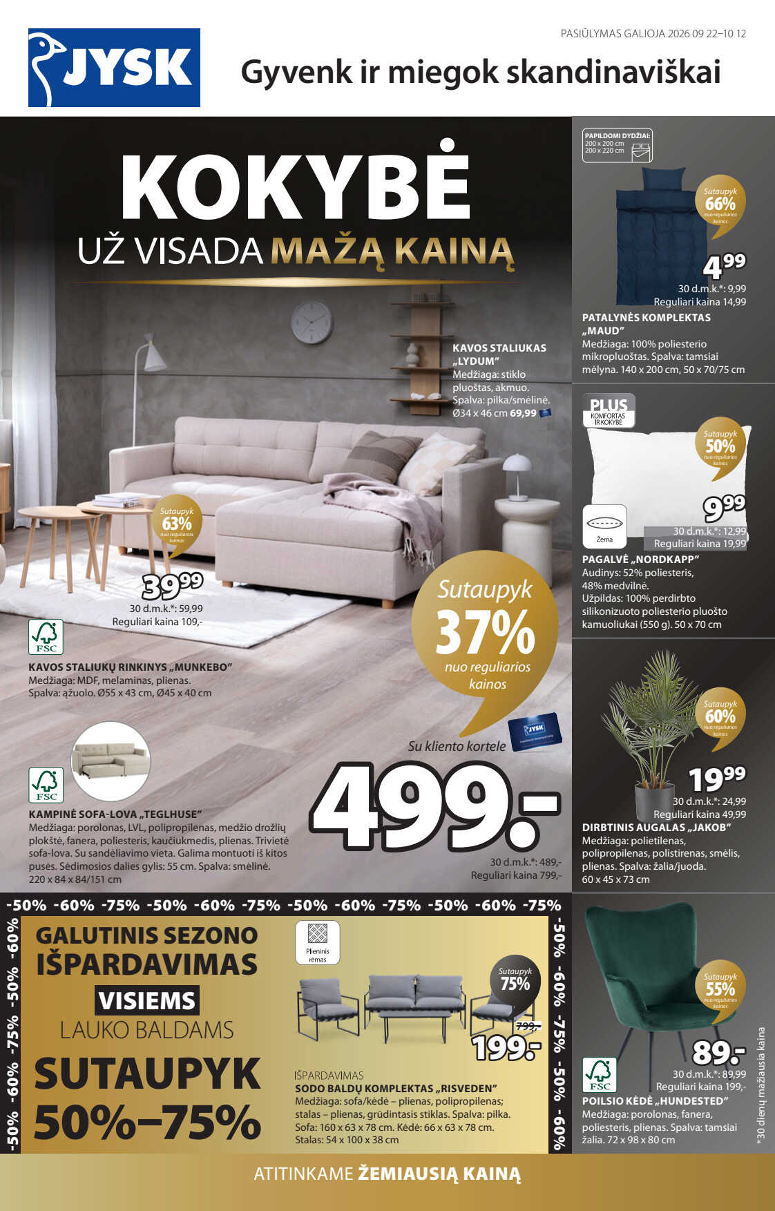 Jysk akcijų leidinys akcijų leidinys