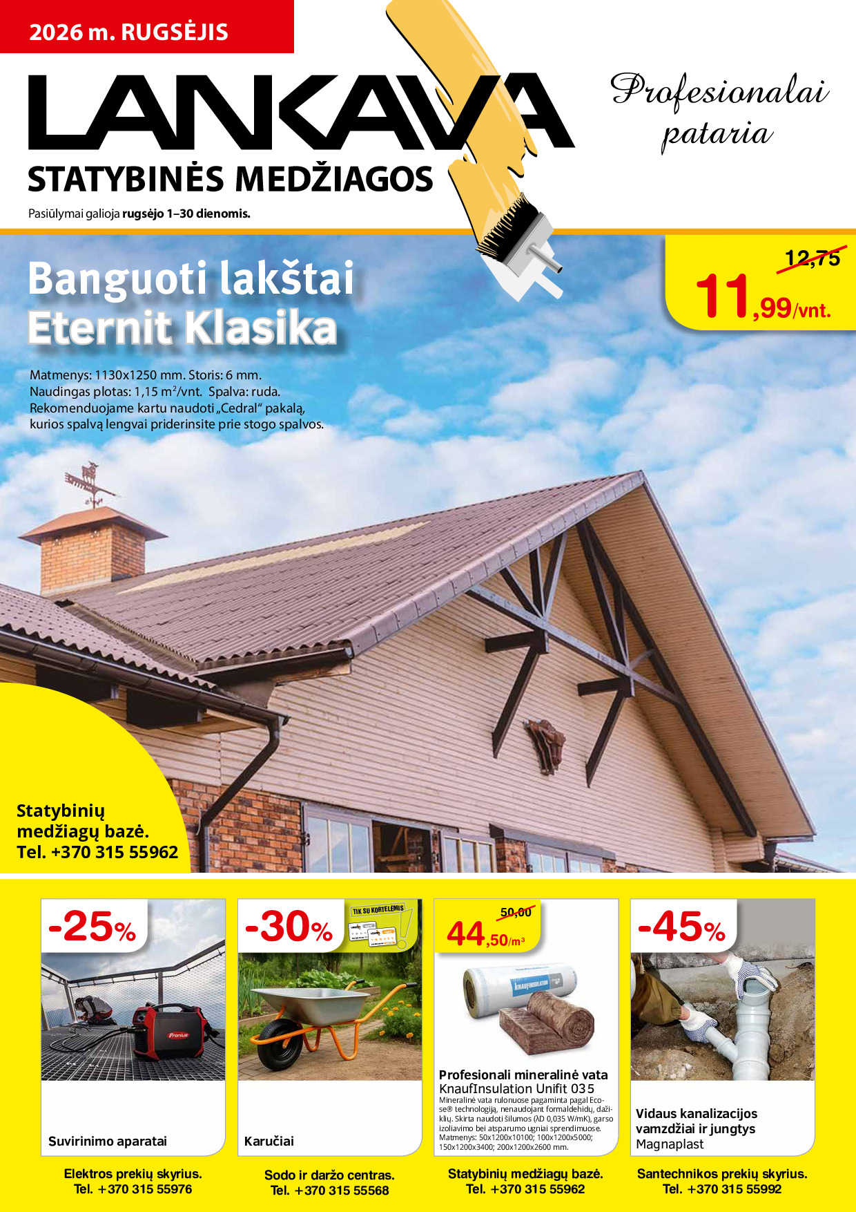 Lankava akcijų leidinys, 1 puslapis