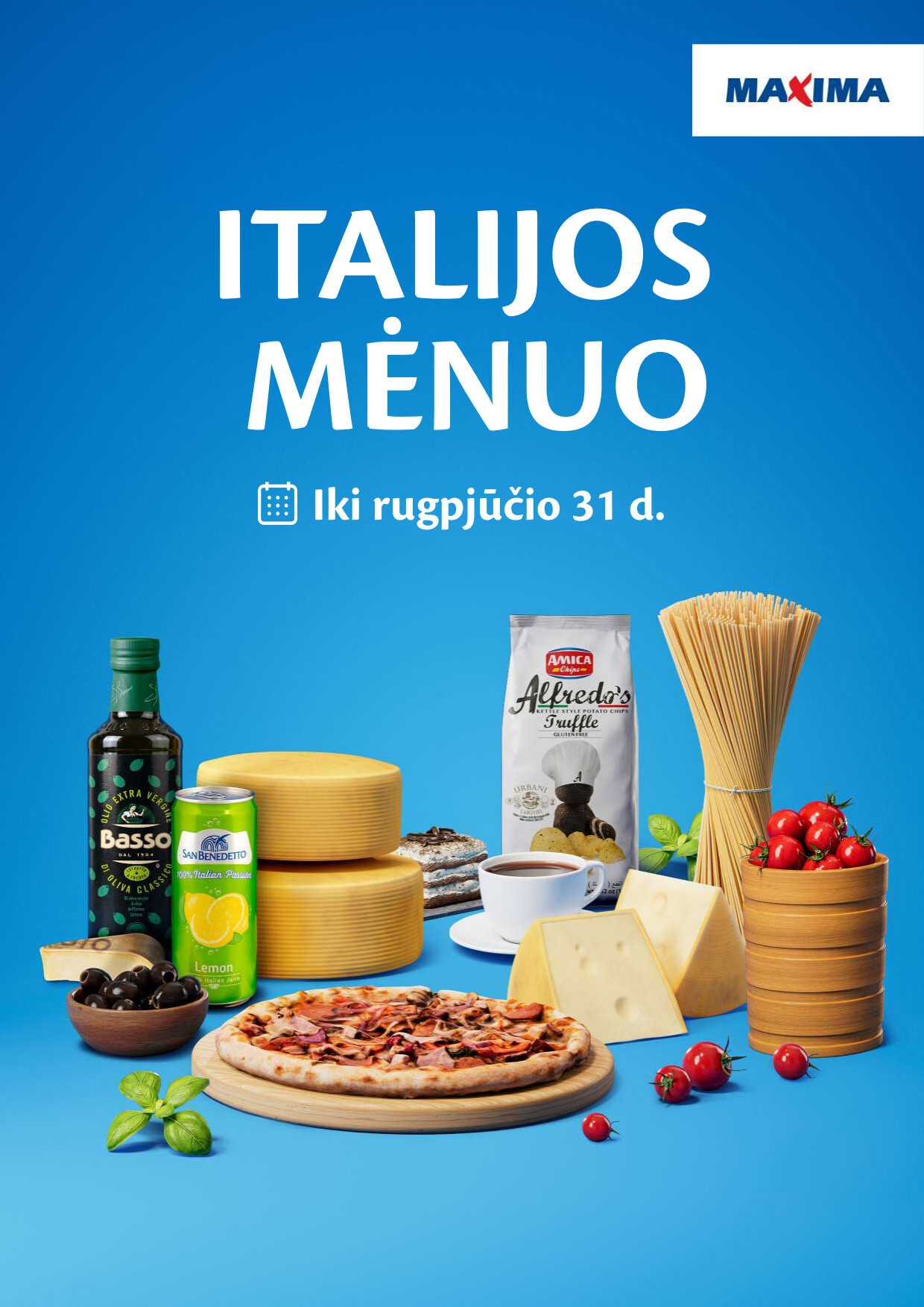 Akcijų leidinys Maxima „Italijos mėnuo“ akcijų leidinys