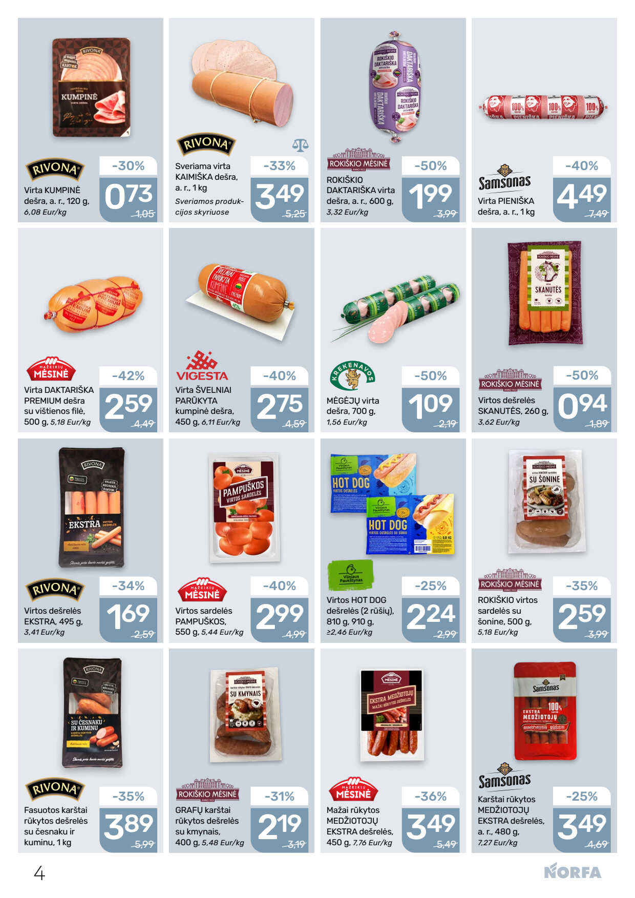 Norfa akcijų leidinys, 4 puslapis