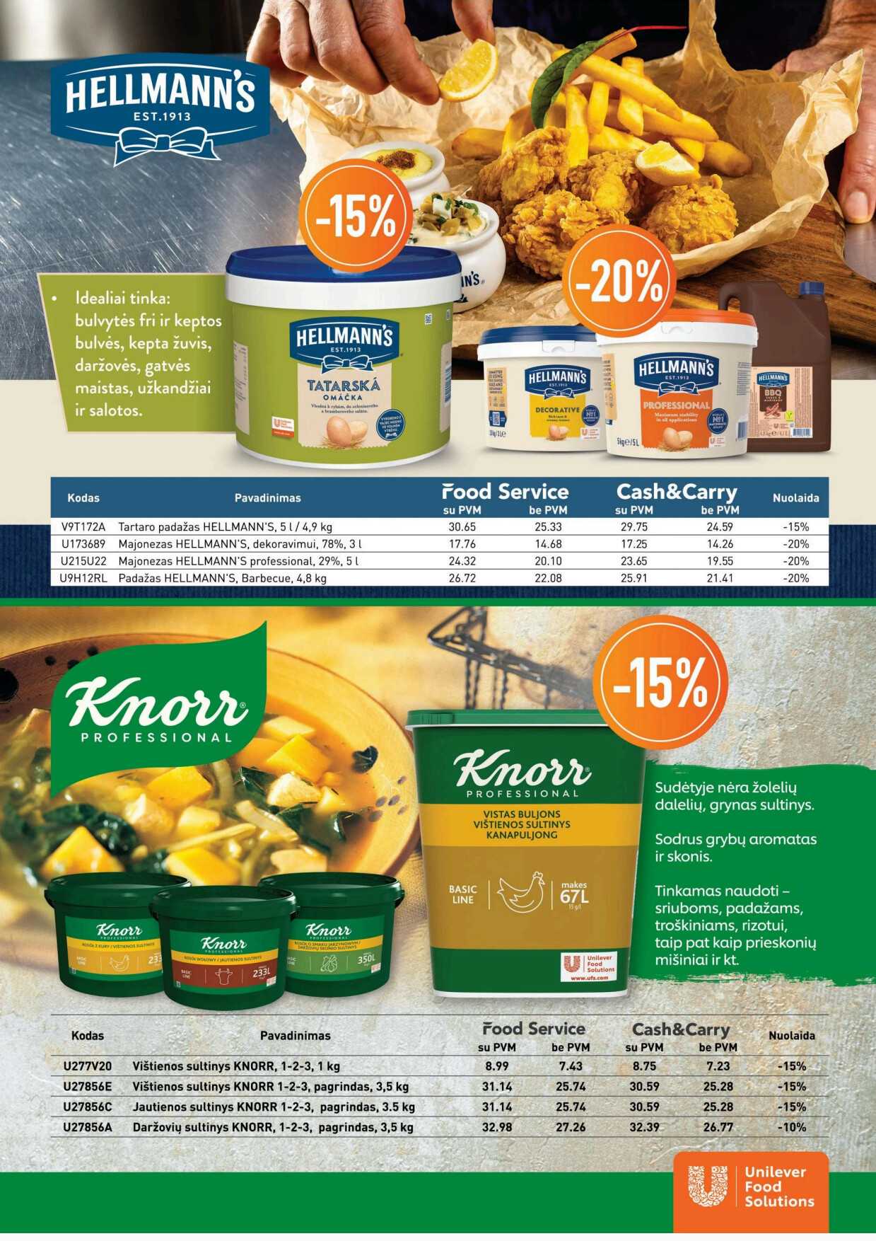 Promo „Food service“ akcijų leidinys, 5 puslapis
