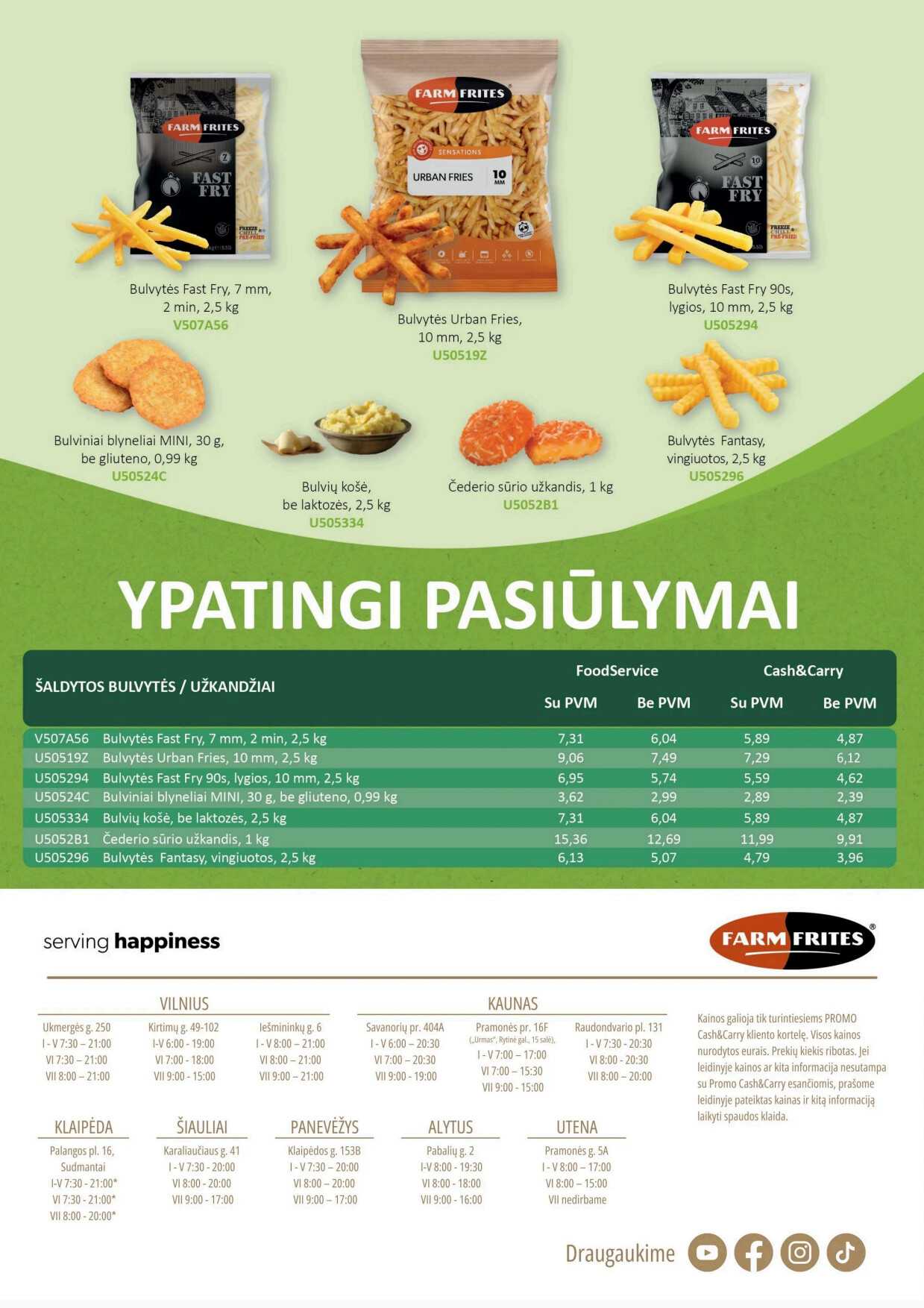 Promo „Food service“ akcijų leidinys, 13 puslapis