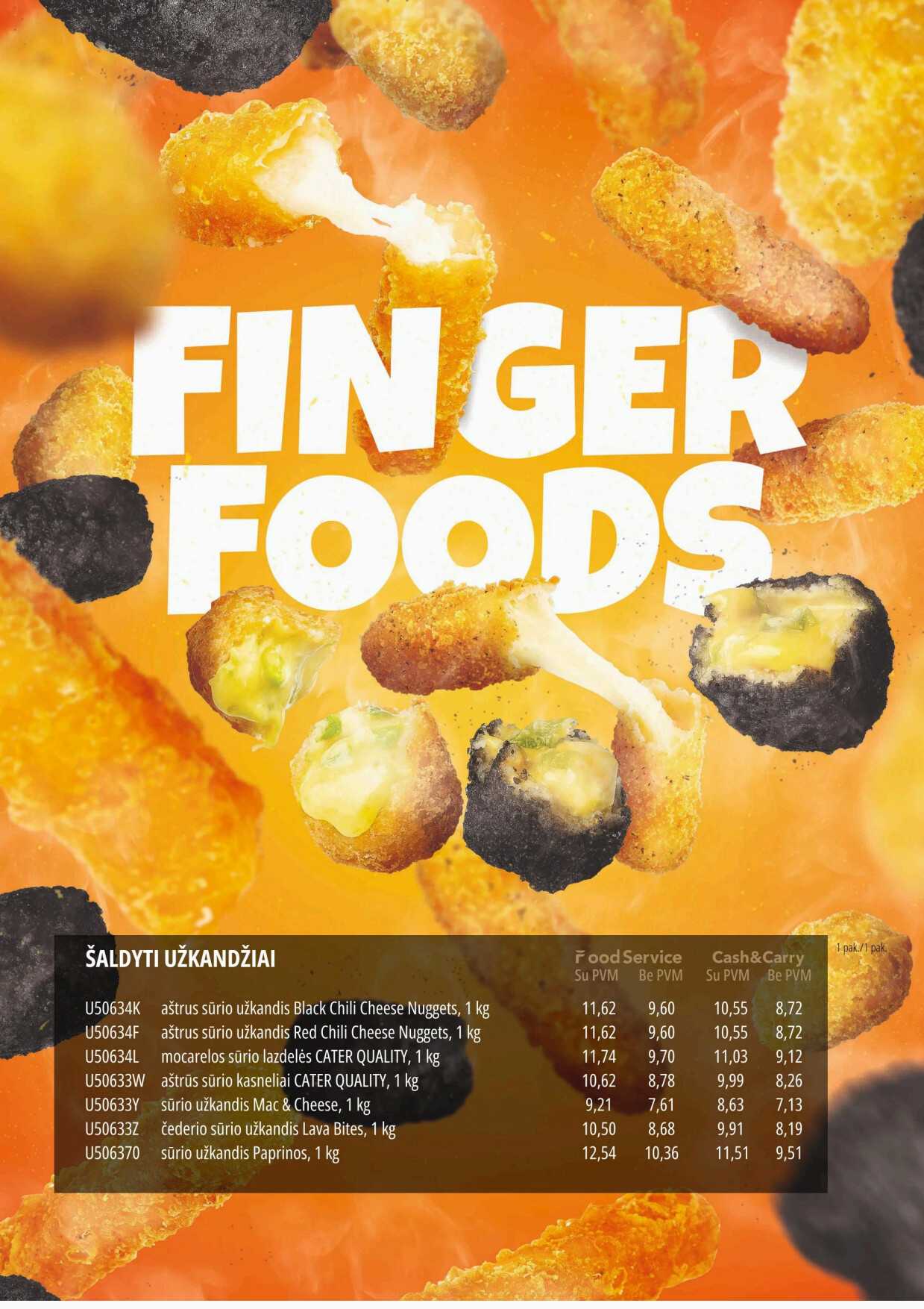 Promo „Food service“ akcijų leidinys, 3 puslapis