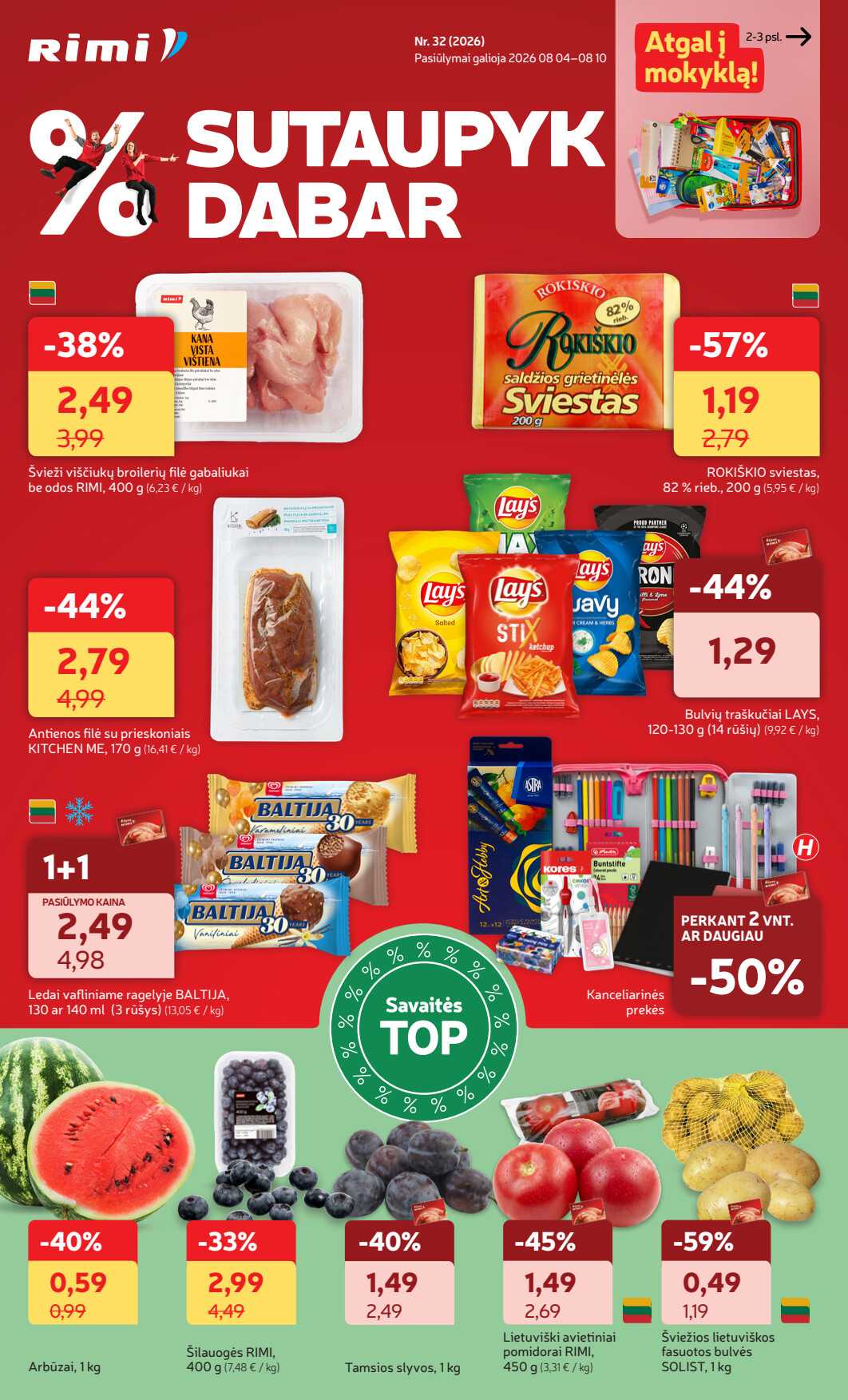 Akcijų leidinys Rimi Savaitinis akcijų leidinys