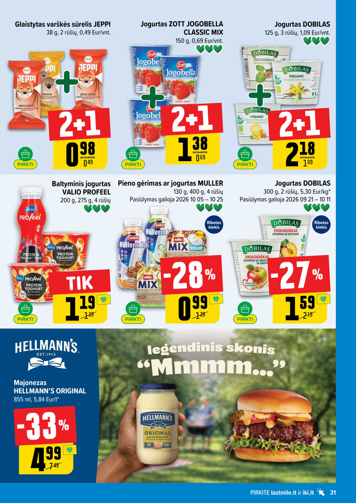Iki akcijų leidinys, 31 puslapis