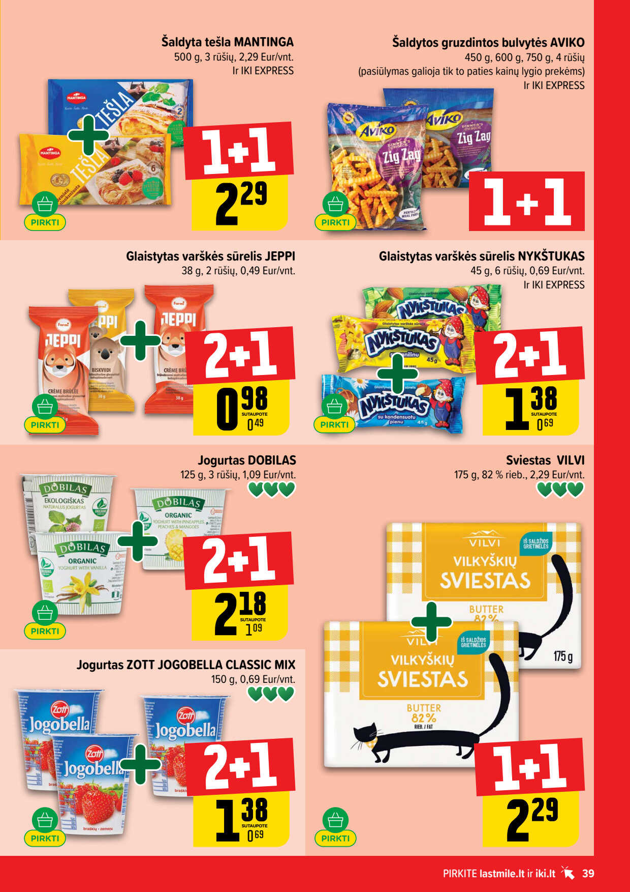 Iki akcijų leidinys, 39 puslapis