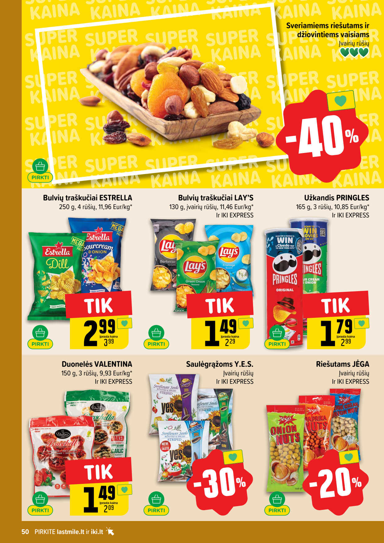 Iki akcijų leidinys, 50 puslapis