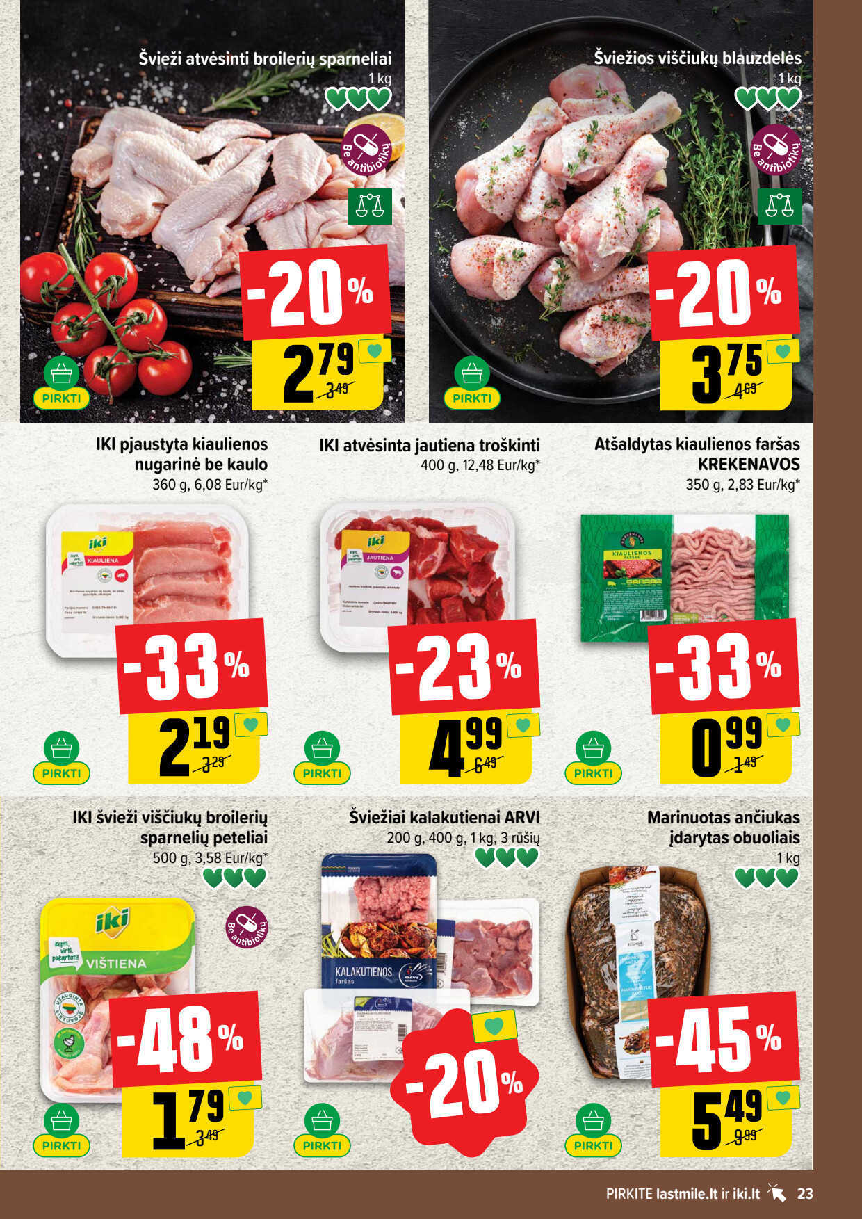 Iki akcijų leidinys, 23 puslapis