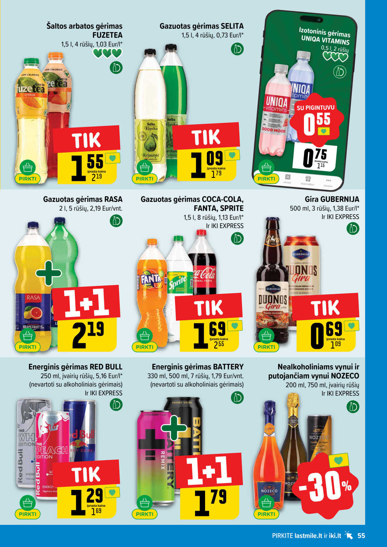 Iki akcijų leidinys, 55 puslapis