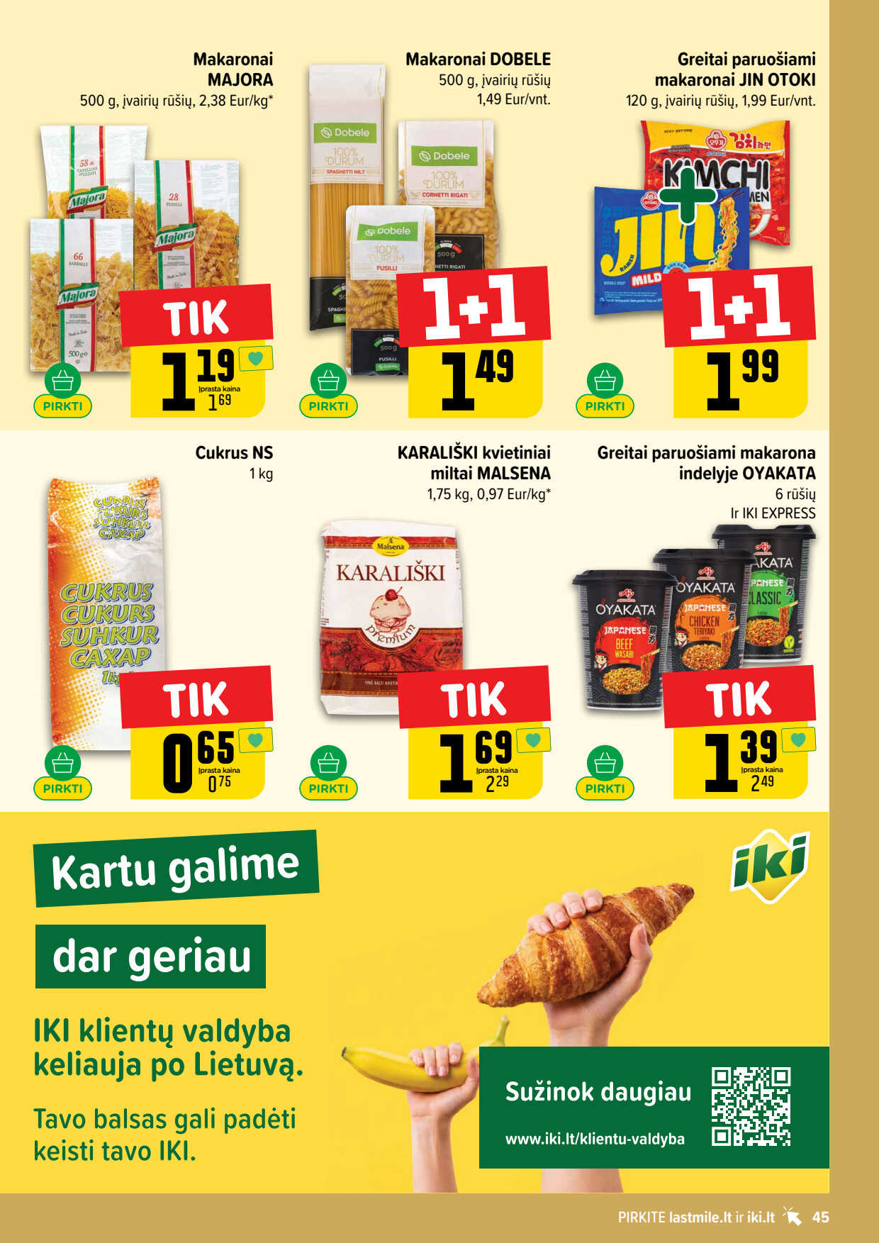 Iki akcijų leidinys, 45 puslapis