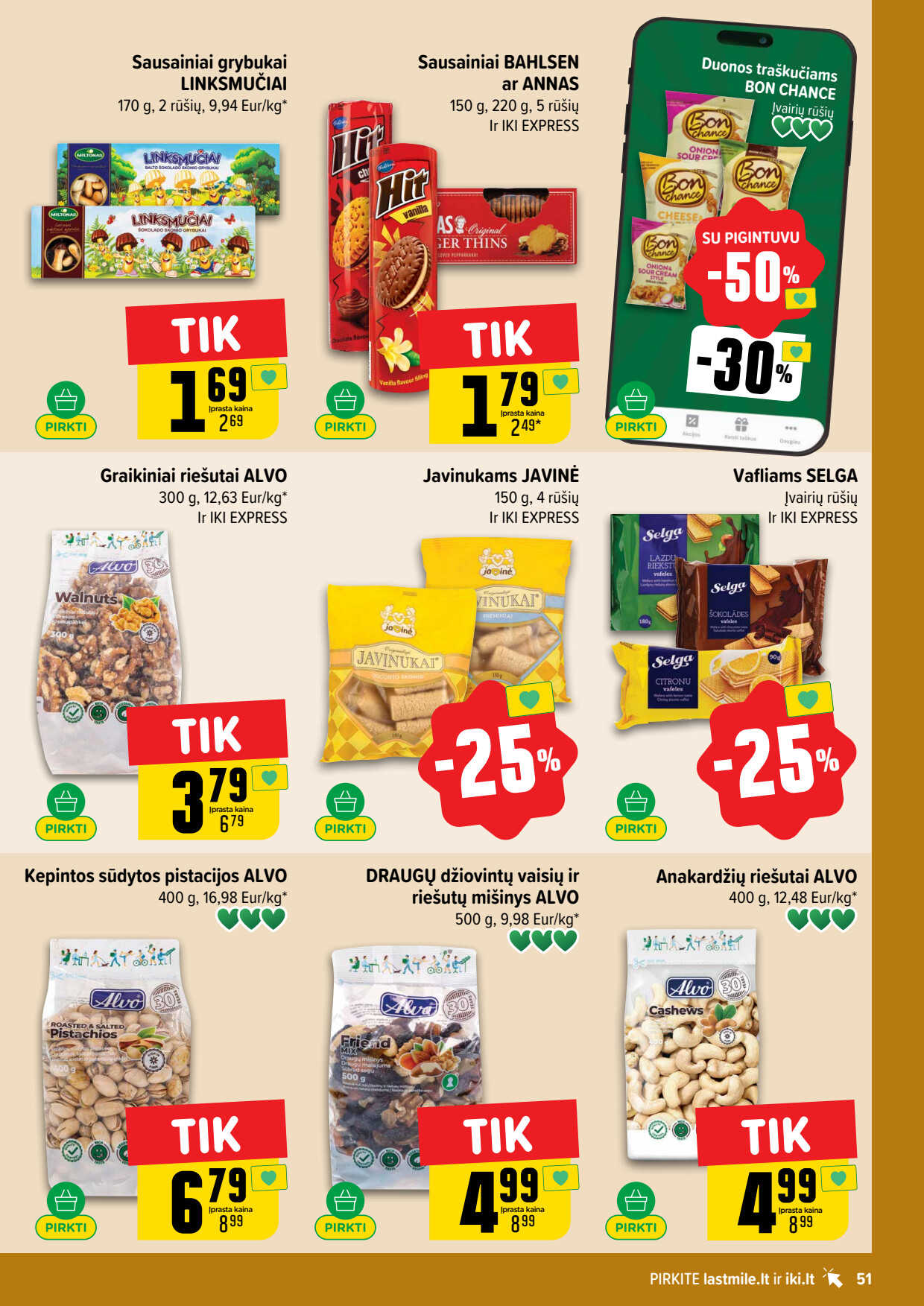 Iki akcijų leidinys, 51 puslapis
