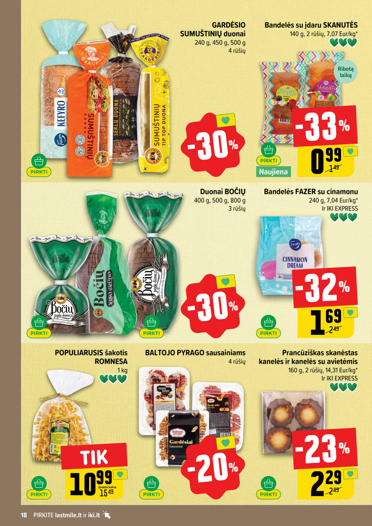 Iki akcijų leidinys, 18 puslapis