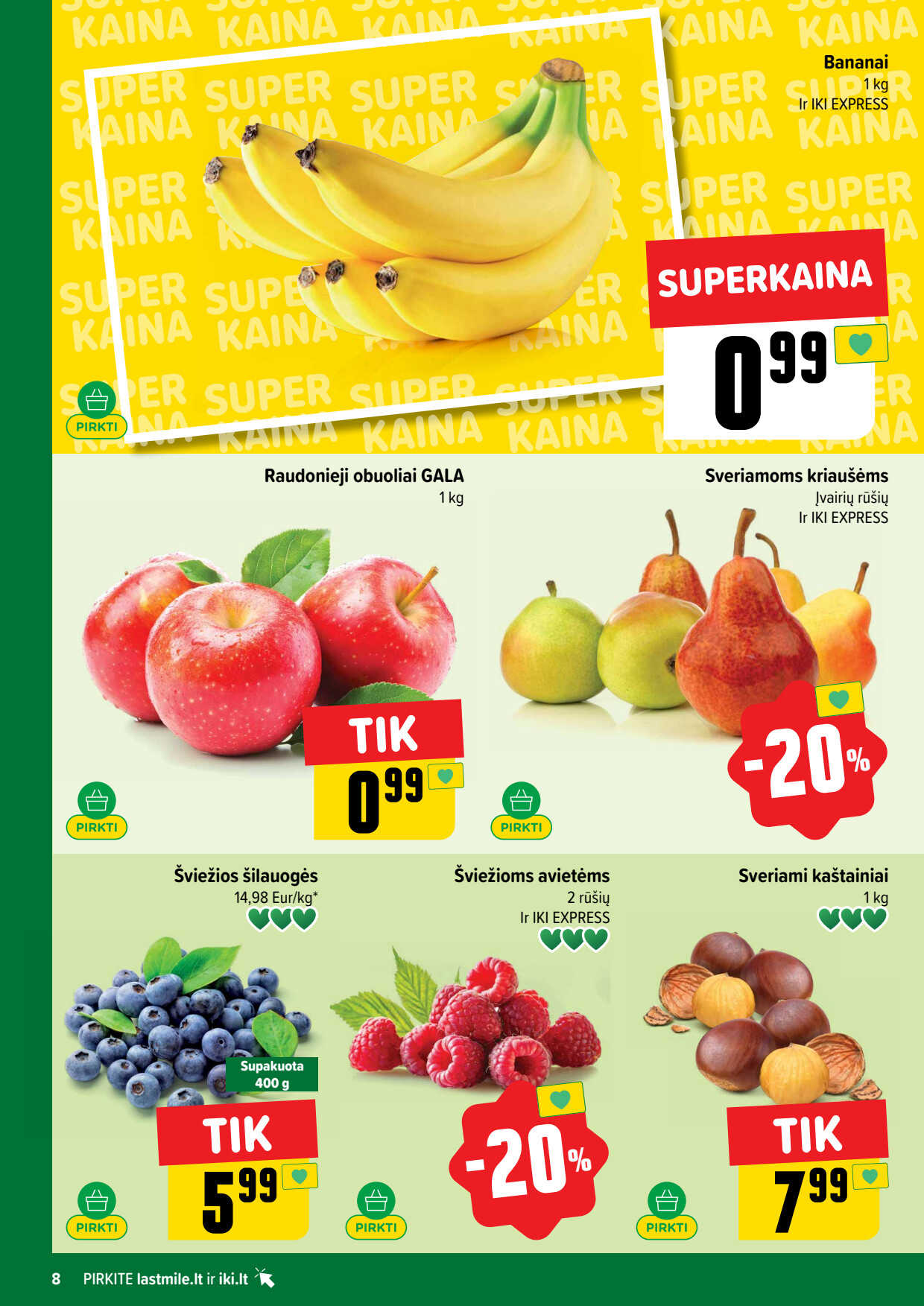 Iki akcijų leidinys, 8 puslapis