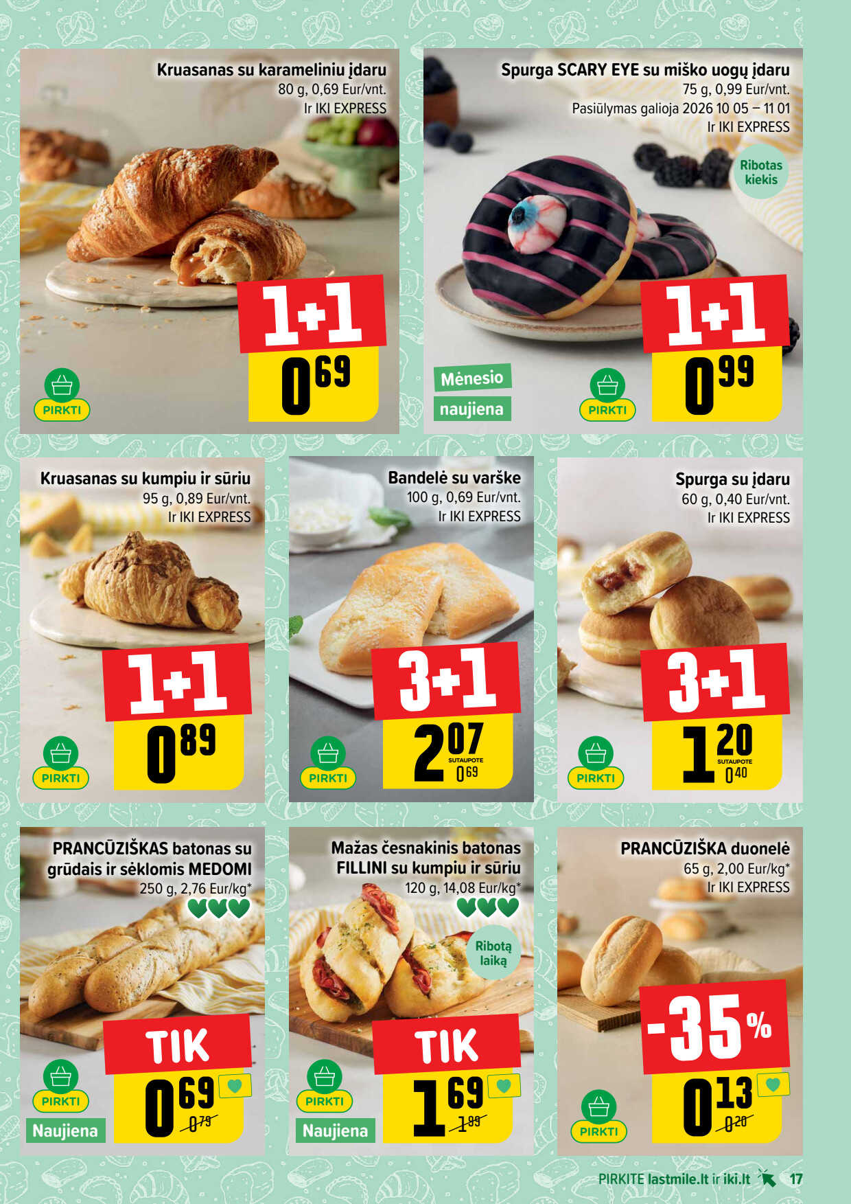 Iki akcijų leidinys, 17 puslapis