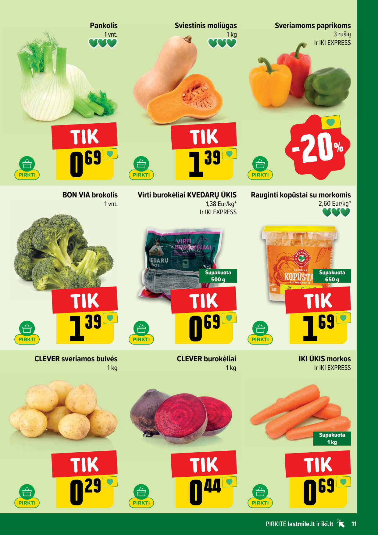 Iki akcijų leidinys, 11 puslapis